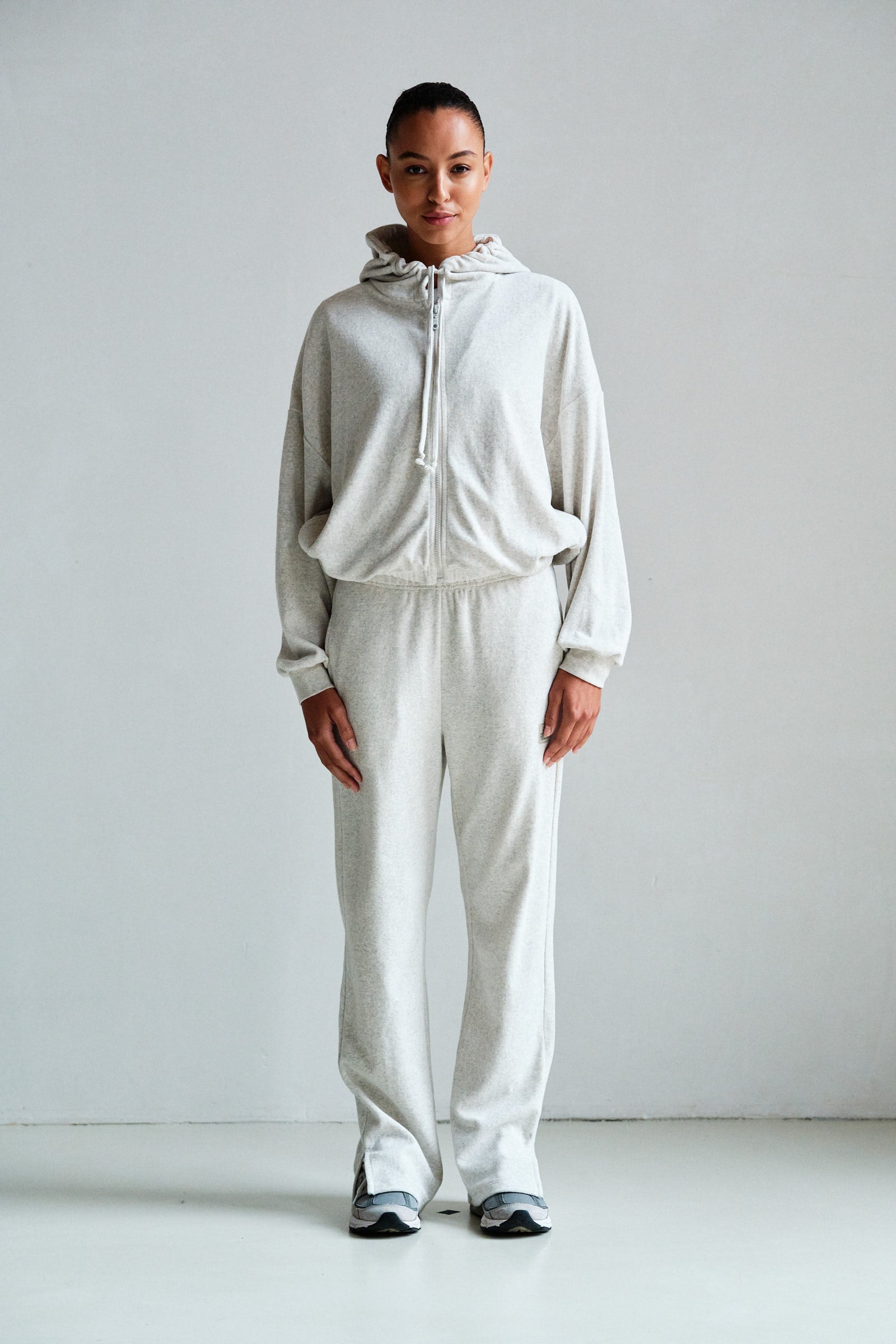 HOODIE (S26F1884LTD) GREY MELANGE