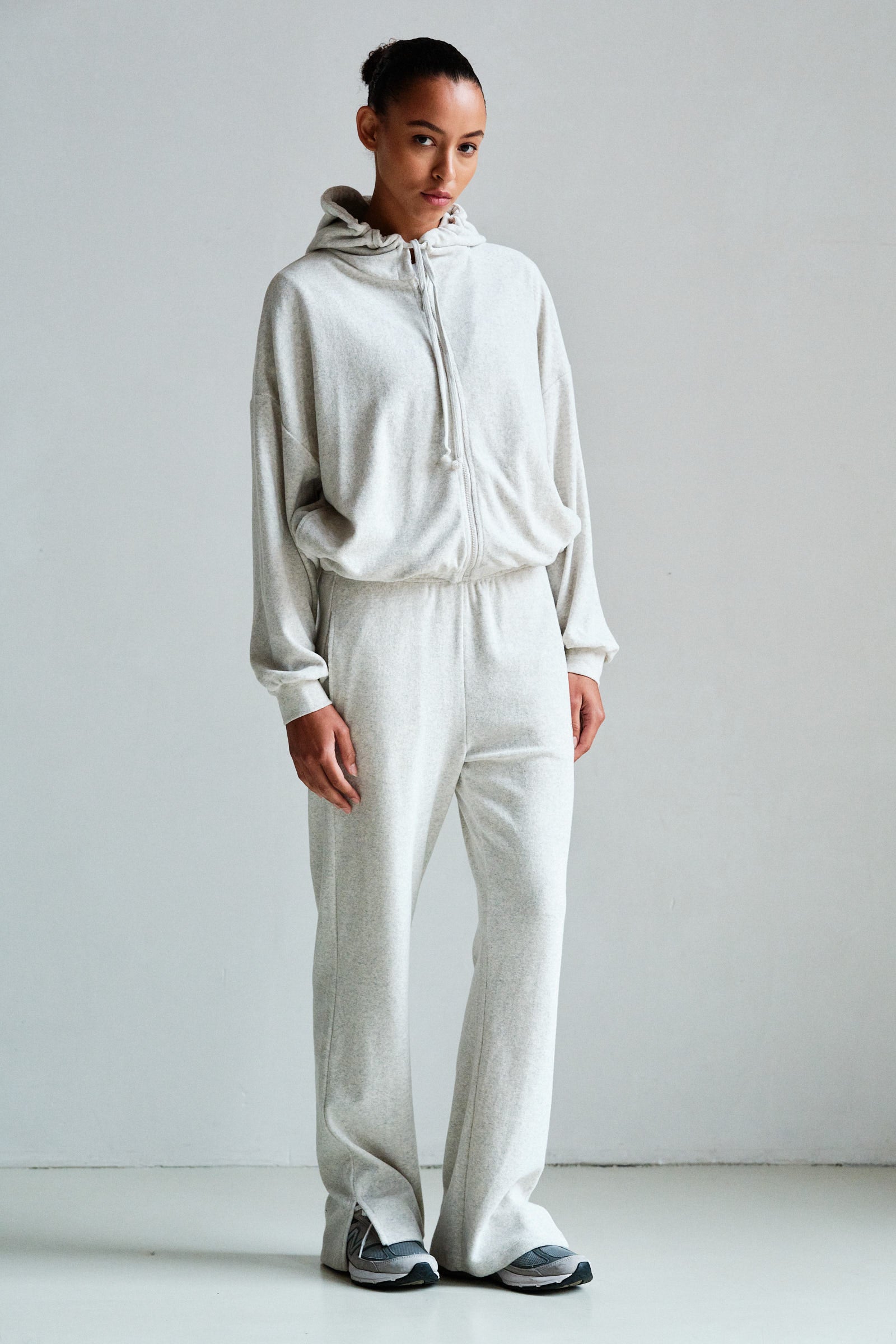 HOODIE (S26F1884LTD) GREY MELANGE