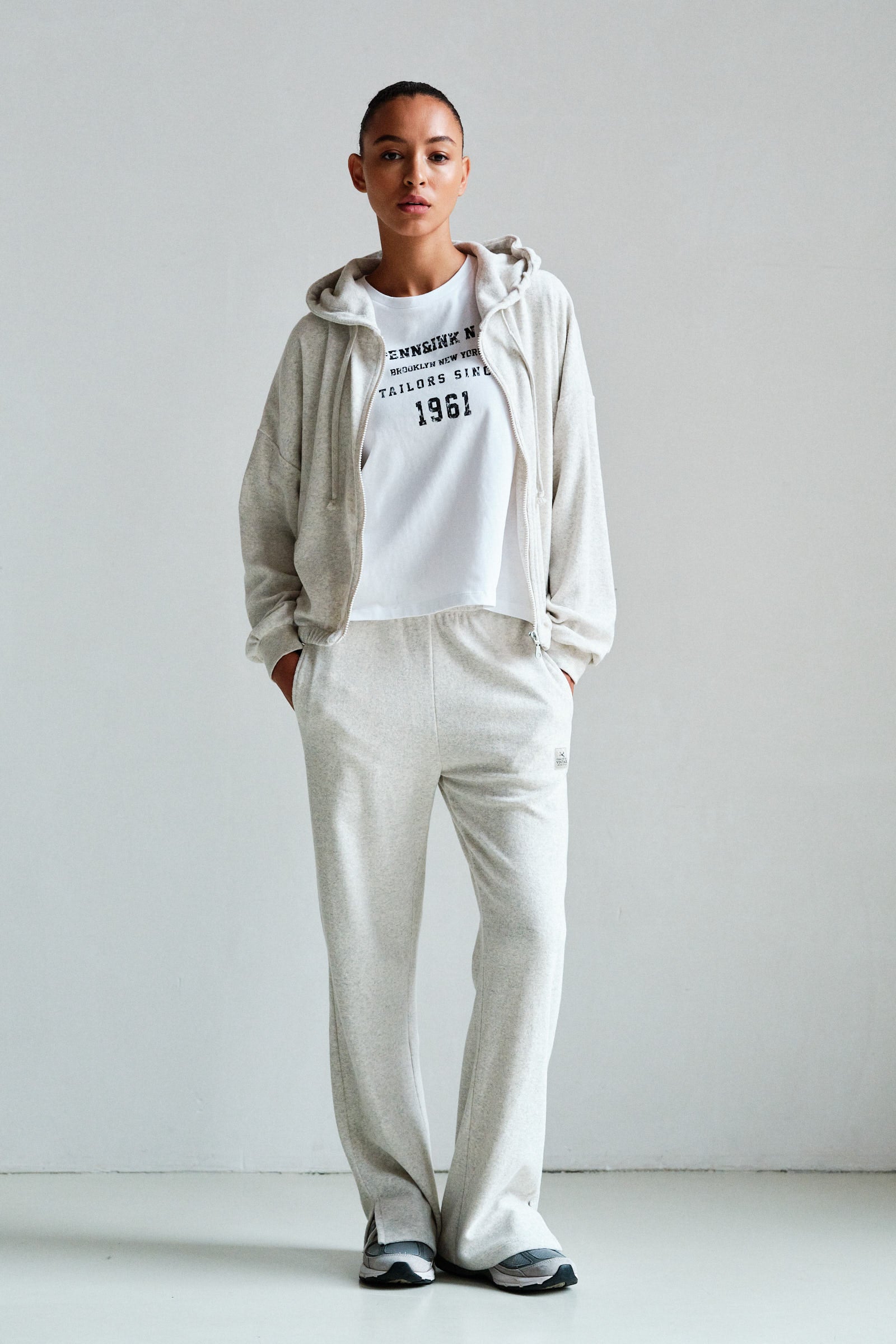HOODIE (S26F1884LTD) GREY MELANGE