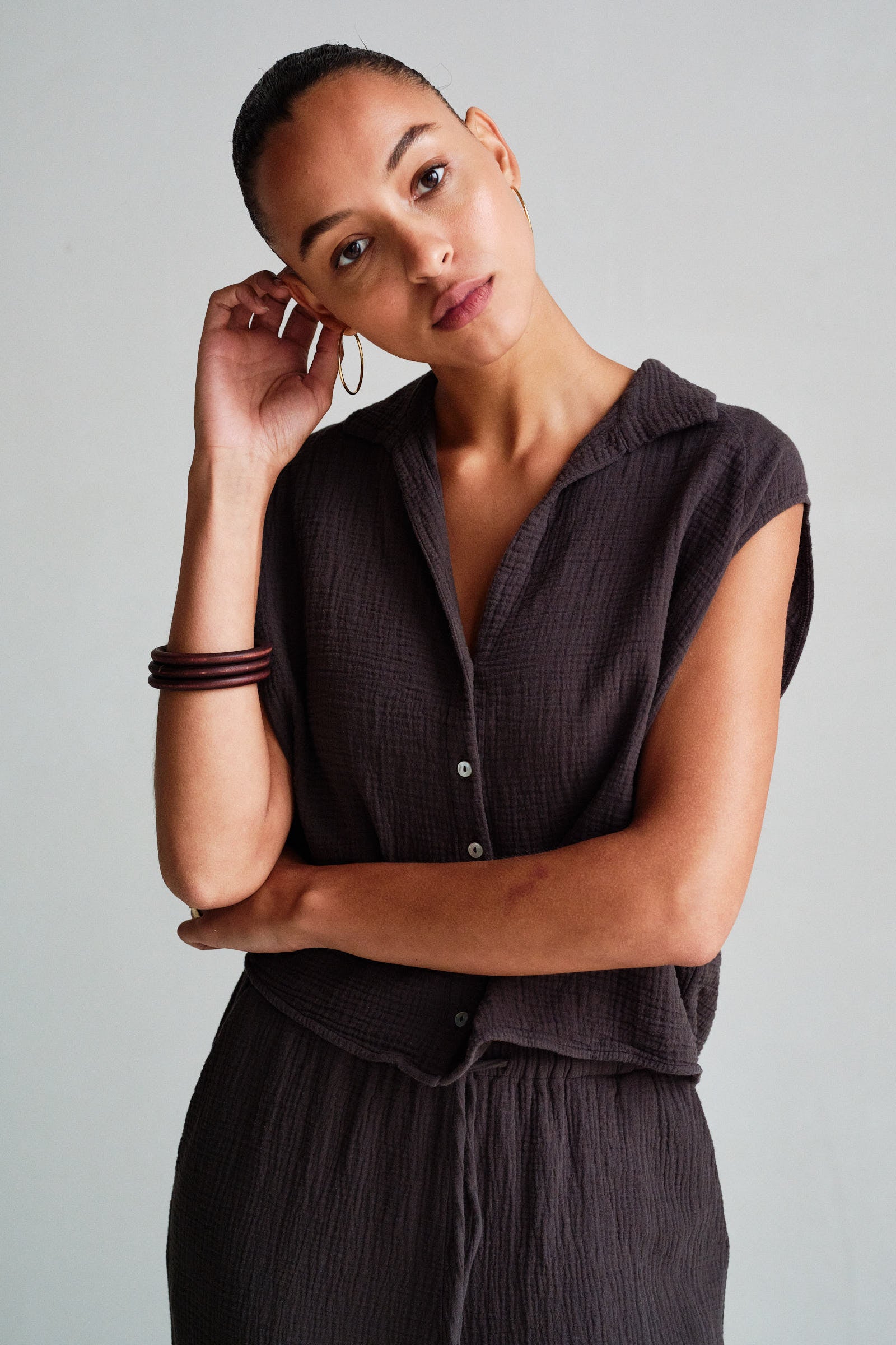 BLOUSE (S26T1275LTD) WOOD