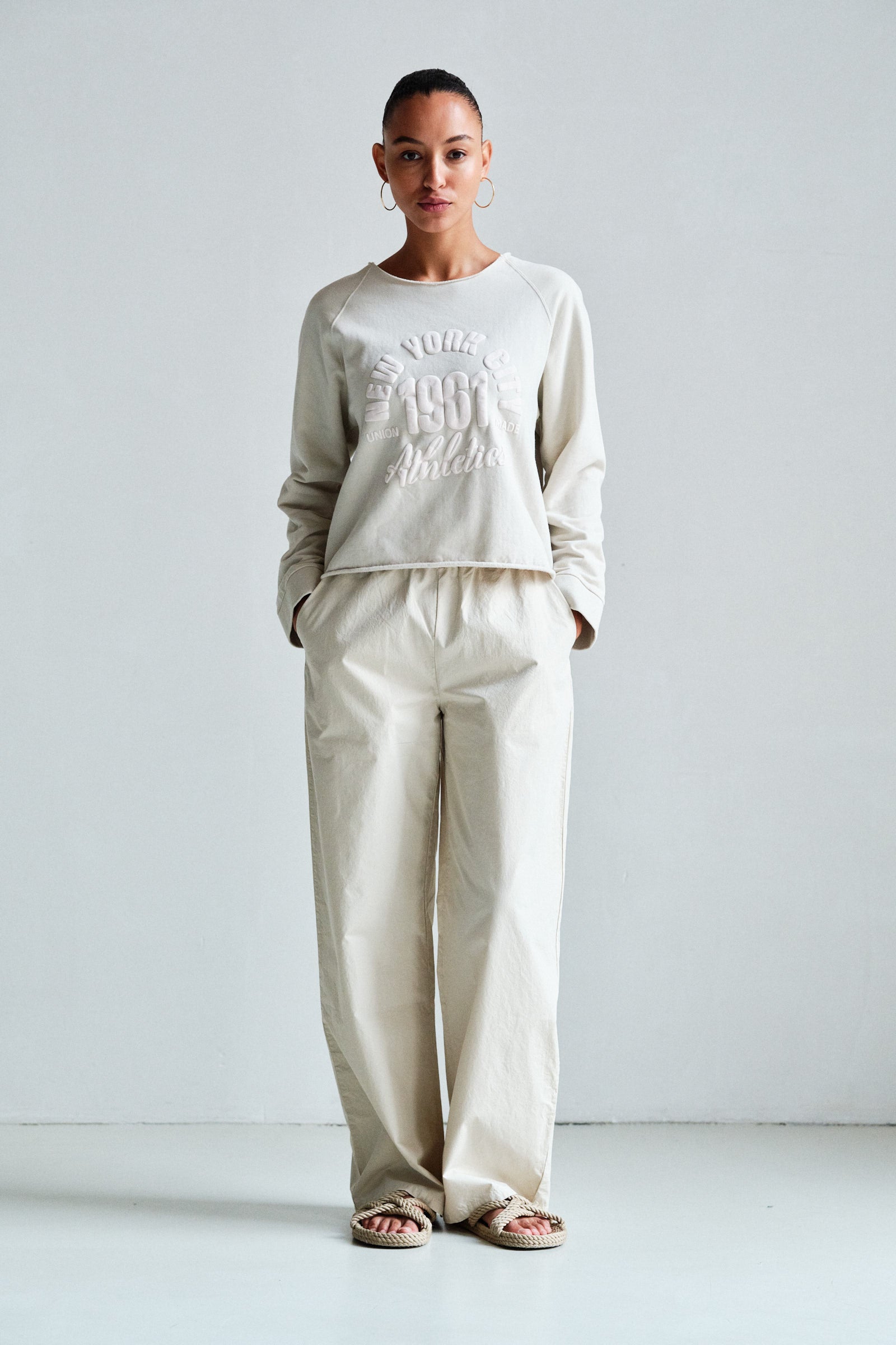 SWEATER (S26F1886LTD) JUTE - WASH