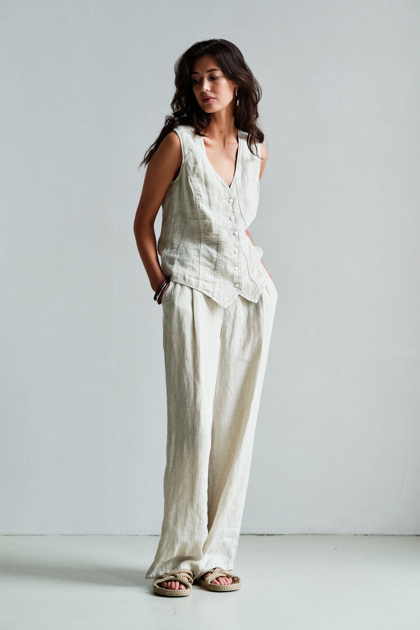 WAISTCOAT (S26Z875LTD) JUTE