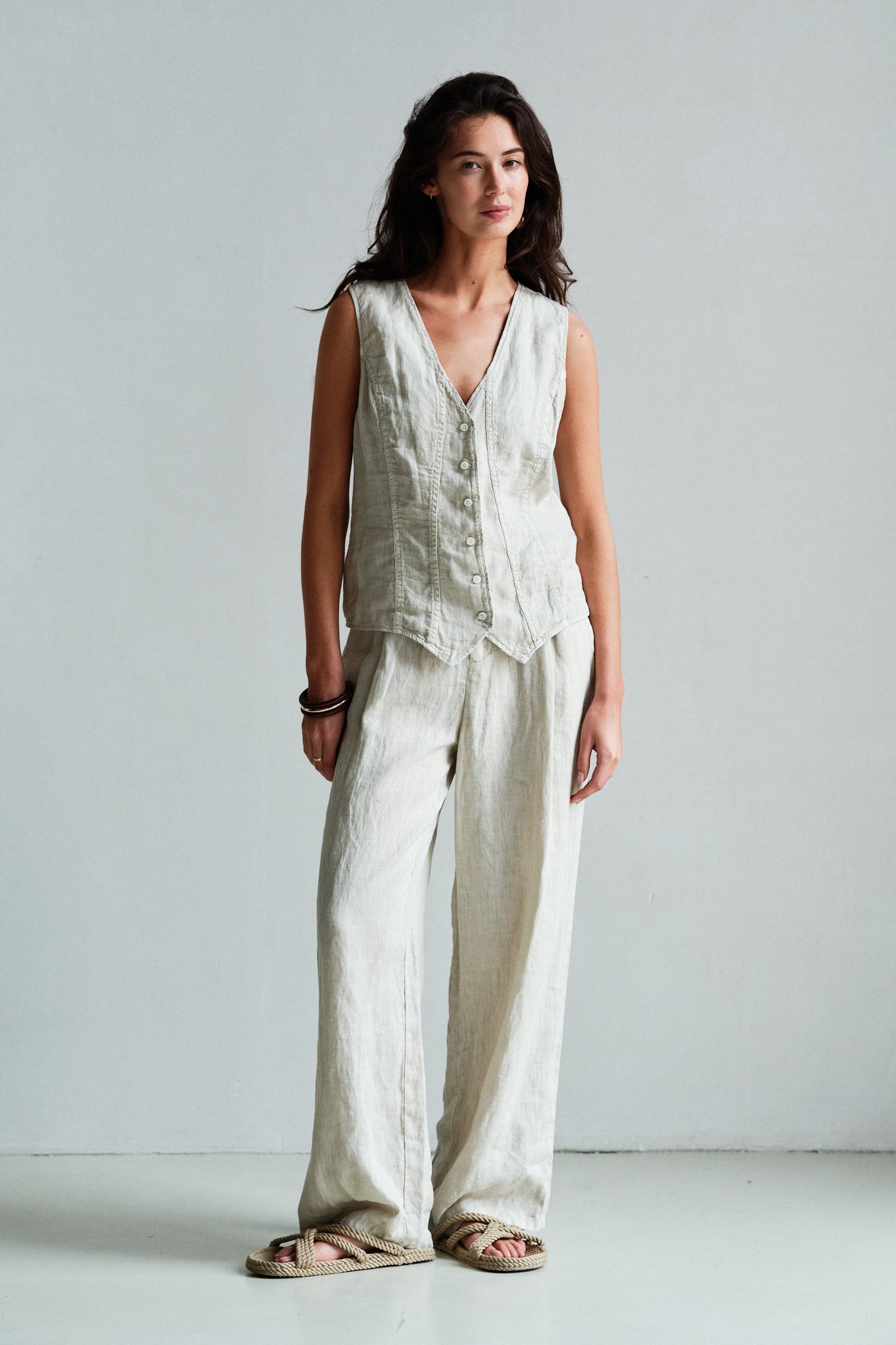 WAISTCOAT (S26Z875LTD) JUTE