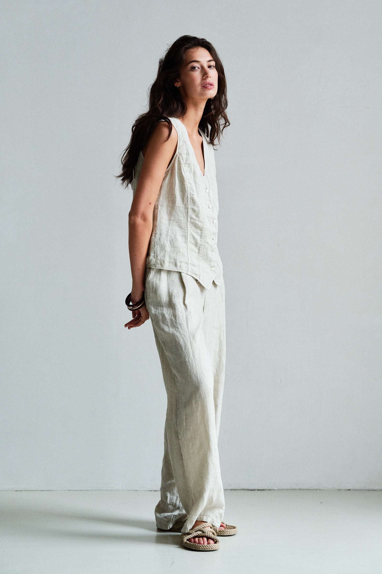 WAISTCOAT (S26Z875LTD) JUTE