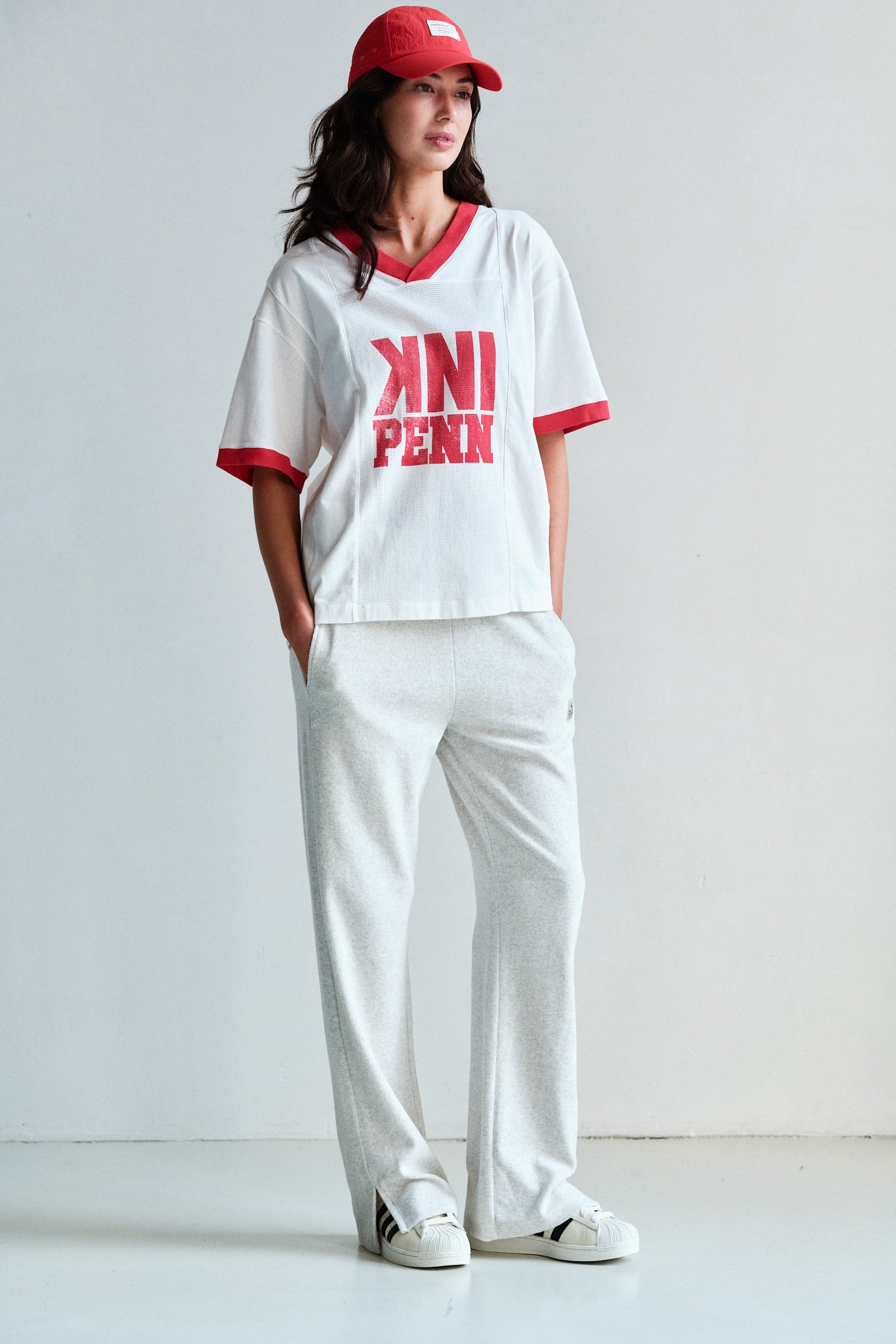 TROUSERS (S26F1883LTD) GREY MELANGE