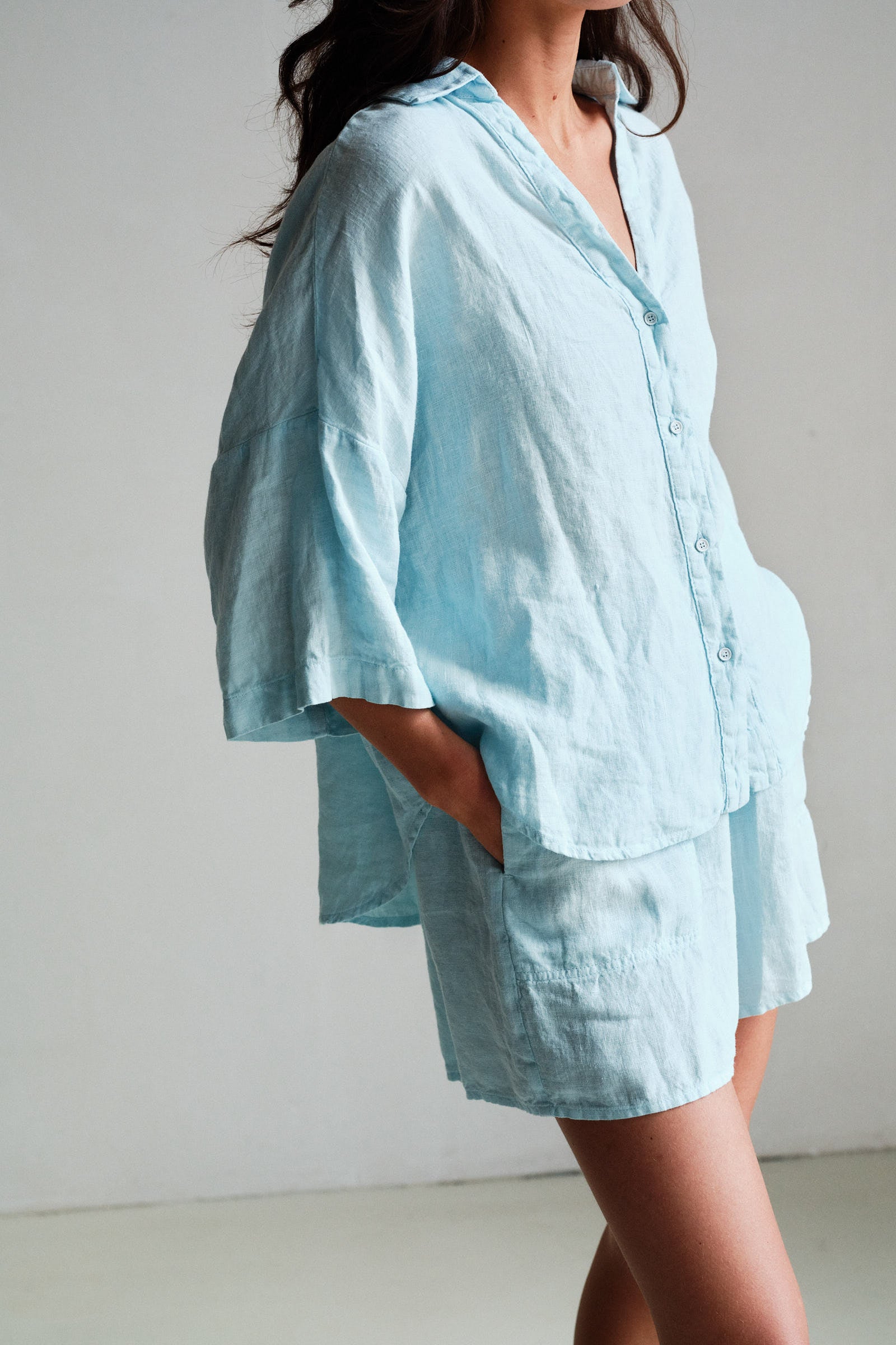 SHORTS (S26Z879LTD) PASTEL BLUE