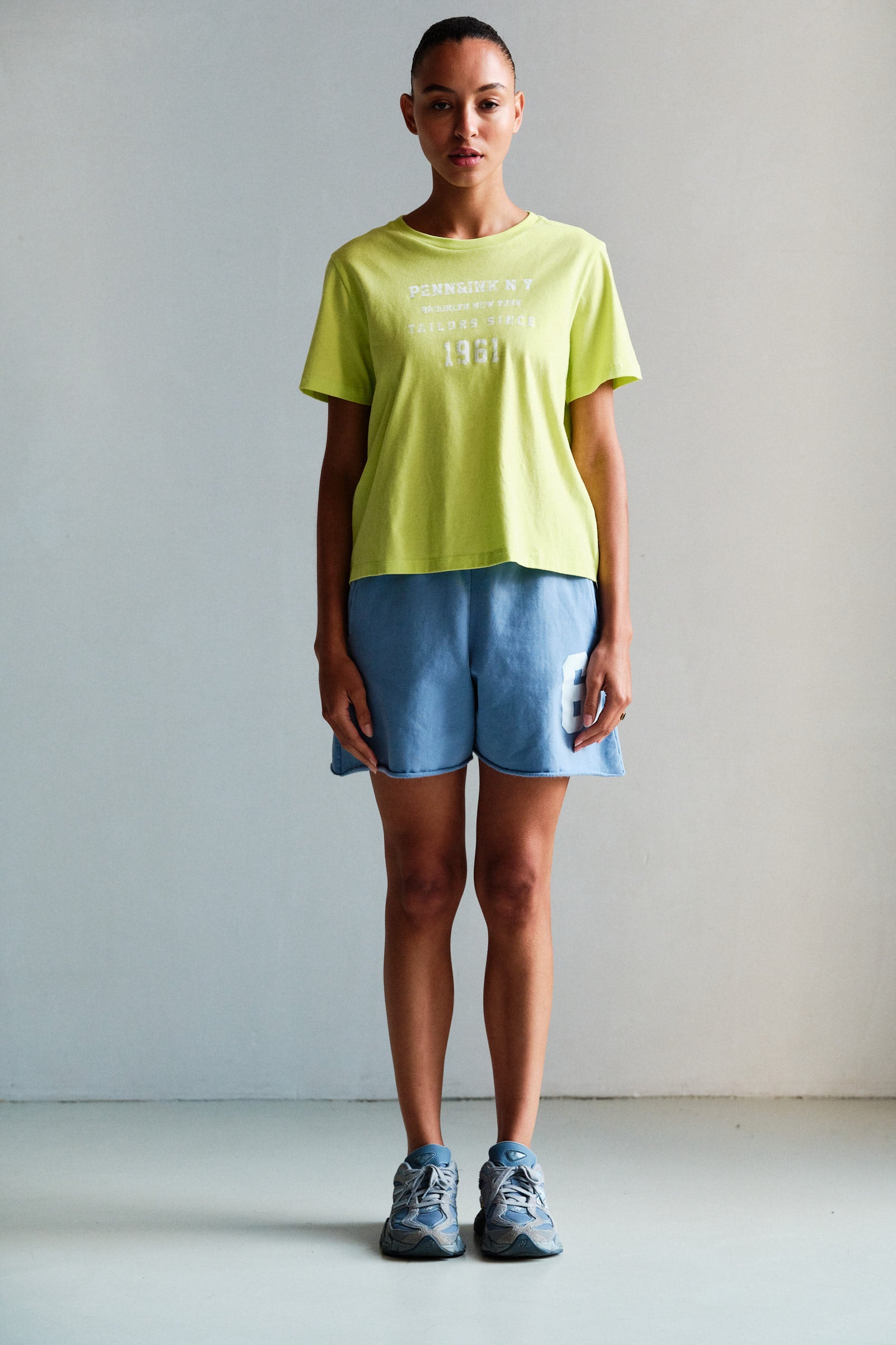 T-SHIRT (S26T1286LTD) SUNNY LIME - WHITE