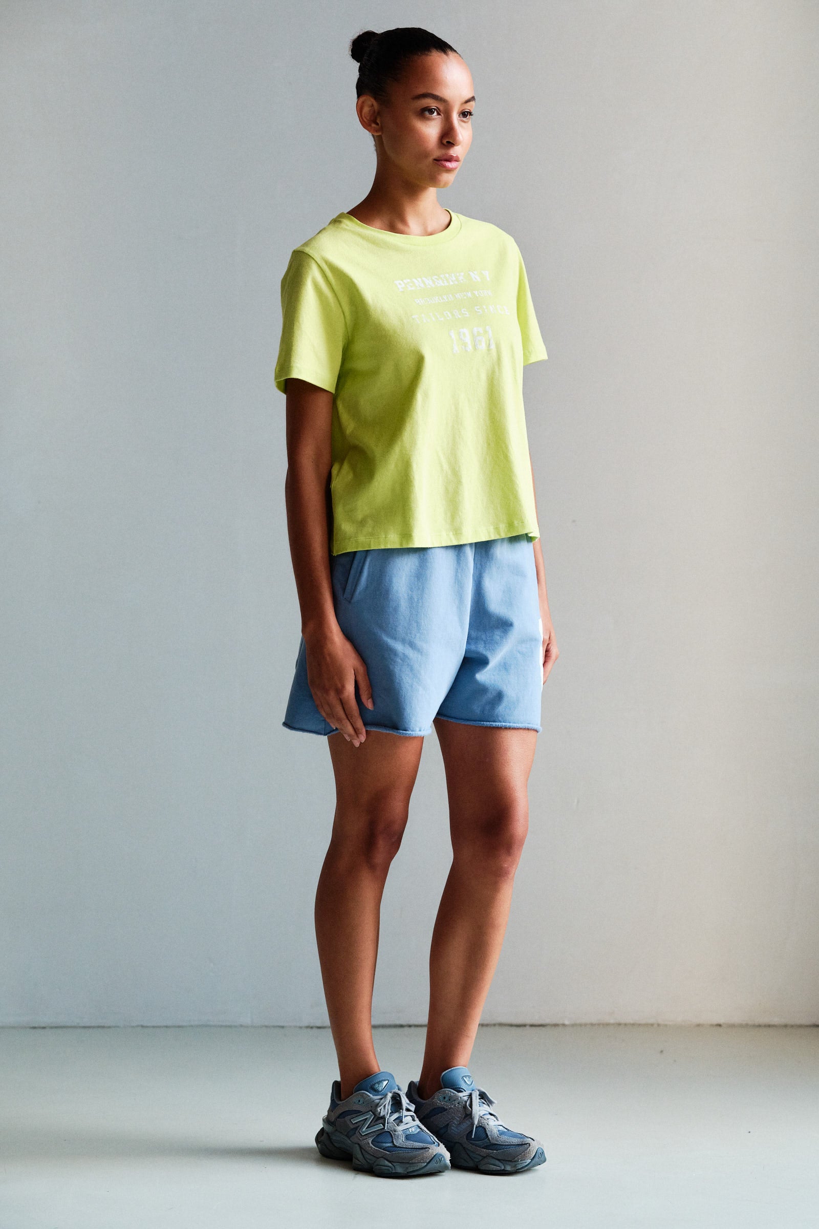 T-SHIRT (S26T1286LTD) SUNNY LIME - WHITE