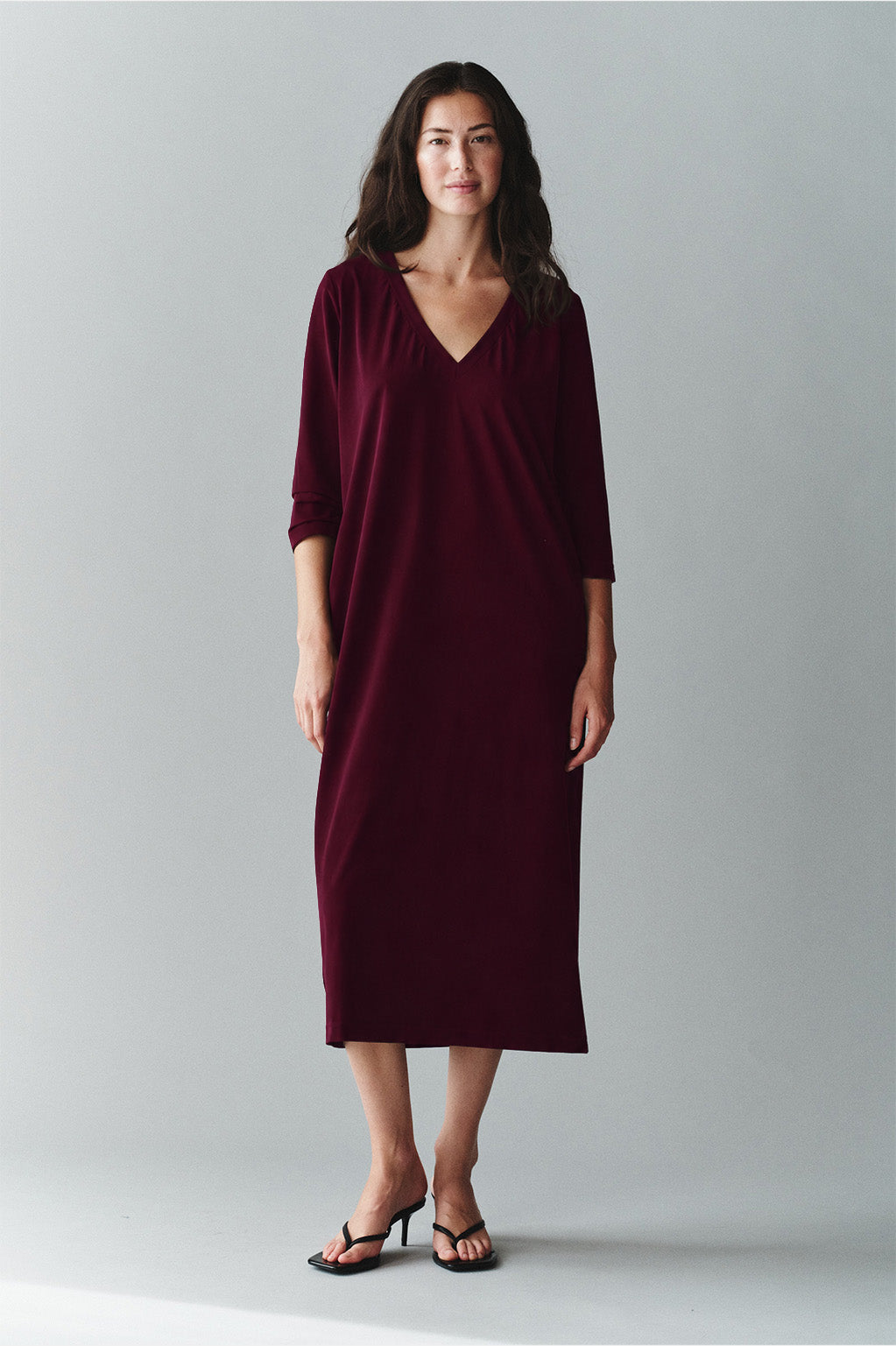 DRESS (W26M-BLAKE) AUBERGINE