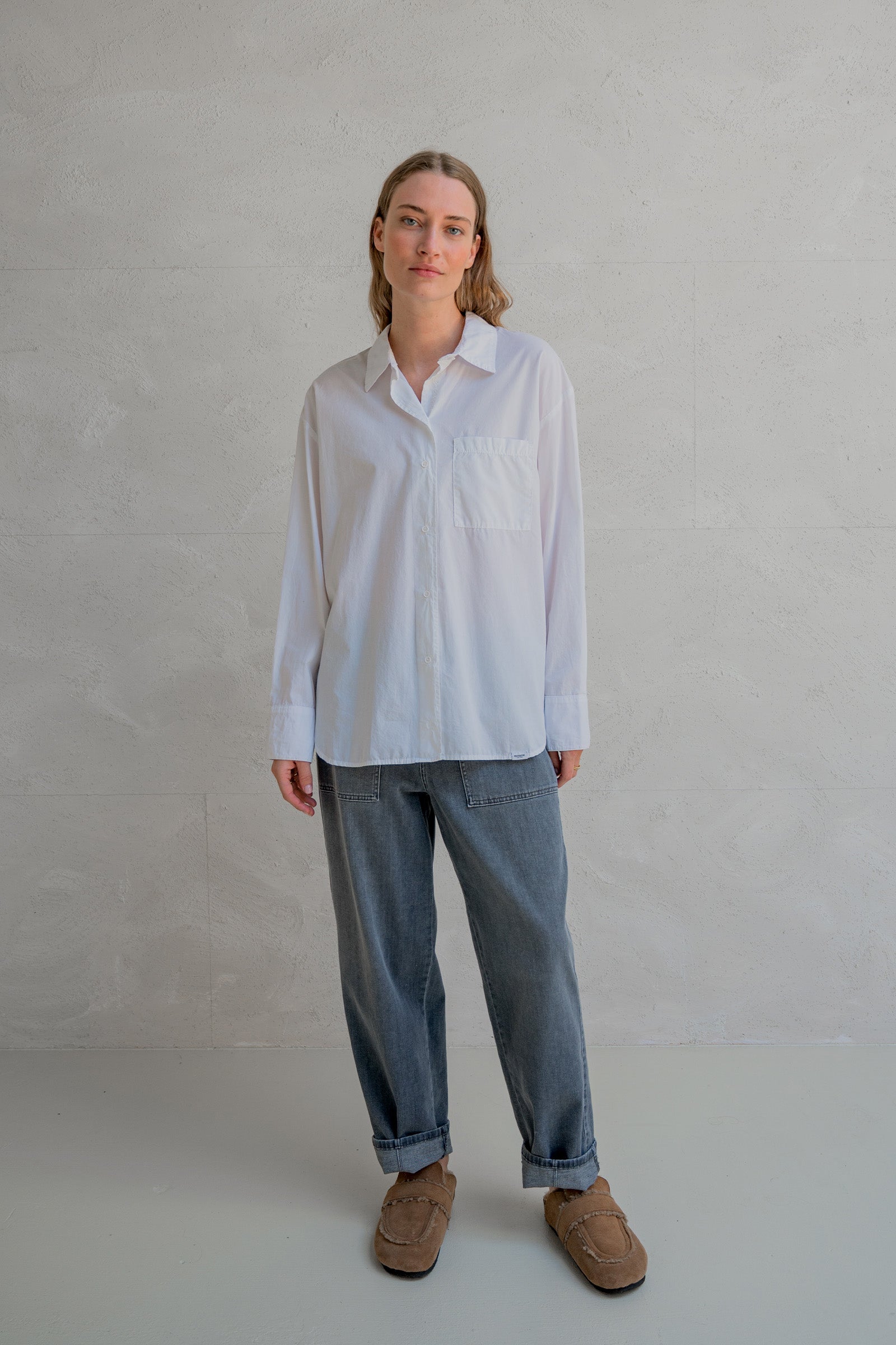 BLOUSE (W25F1737) WHITE