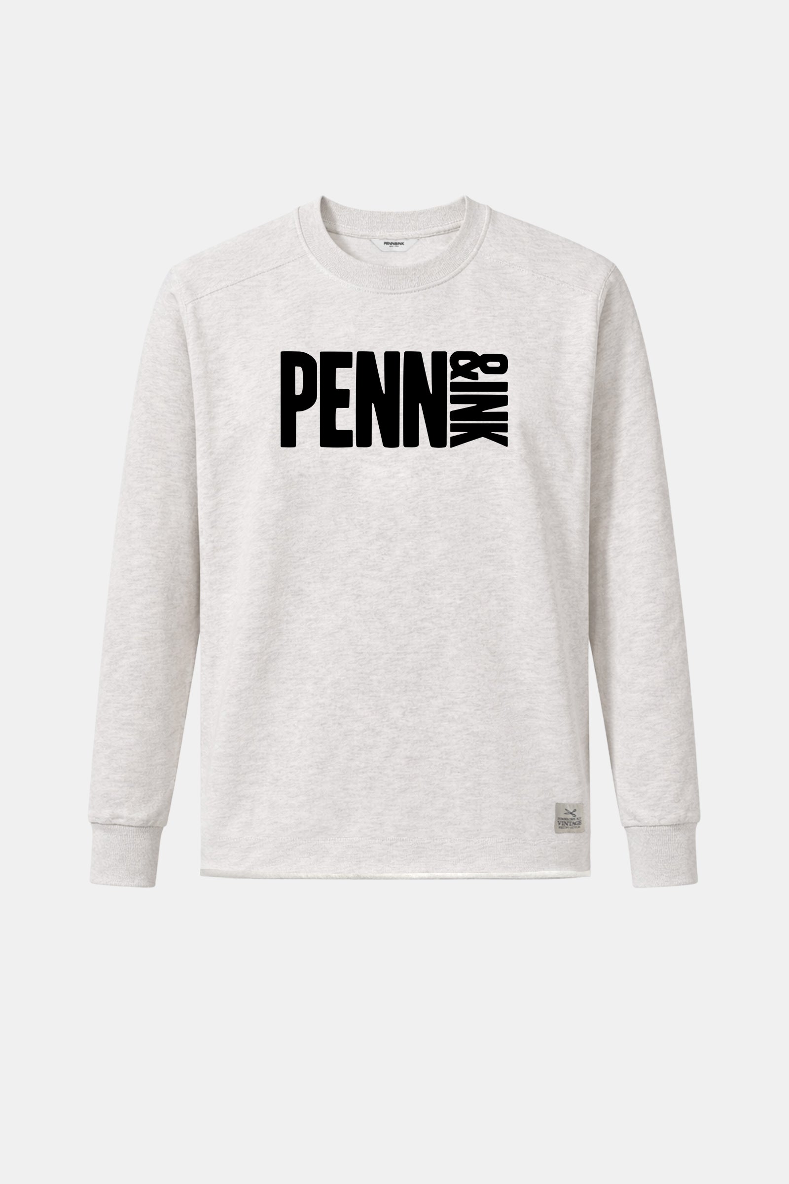 SWEATER PRINT (HARPER) ECRU MELANGE - BLACK