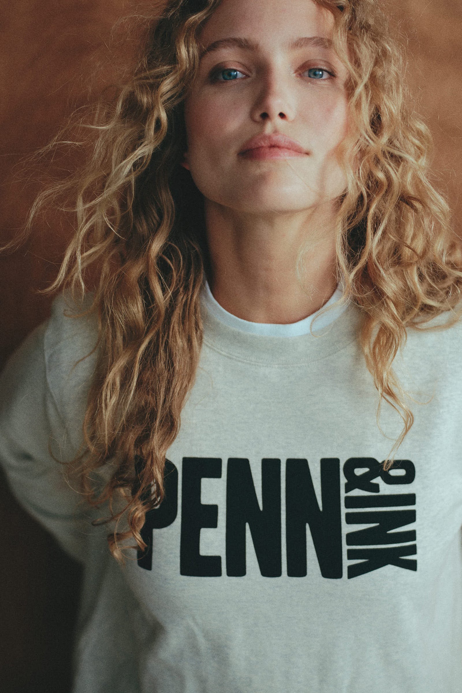 SWEATER PRINT (HARPER) ECRU MELANGE - BLACK