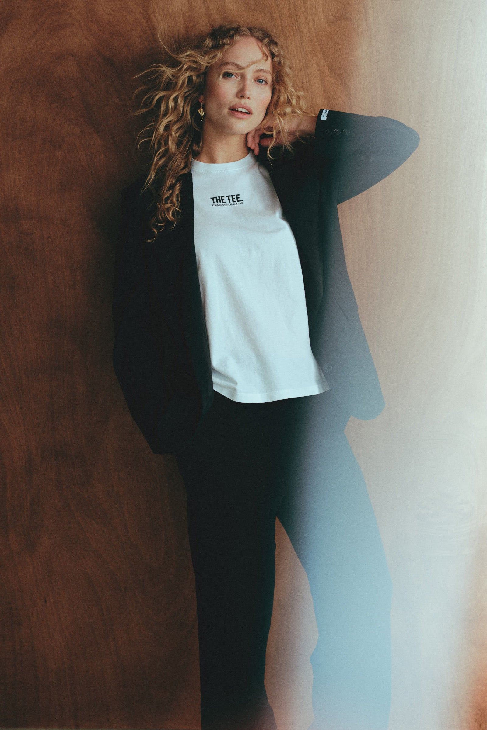 T-SHIRT PRINT (LANIE) WHITE - BLACK