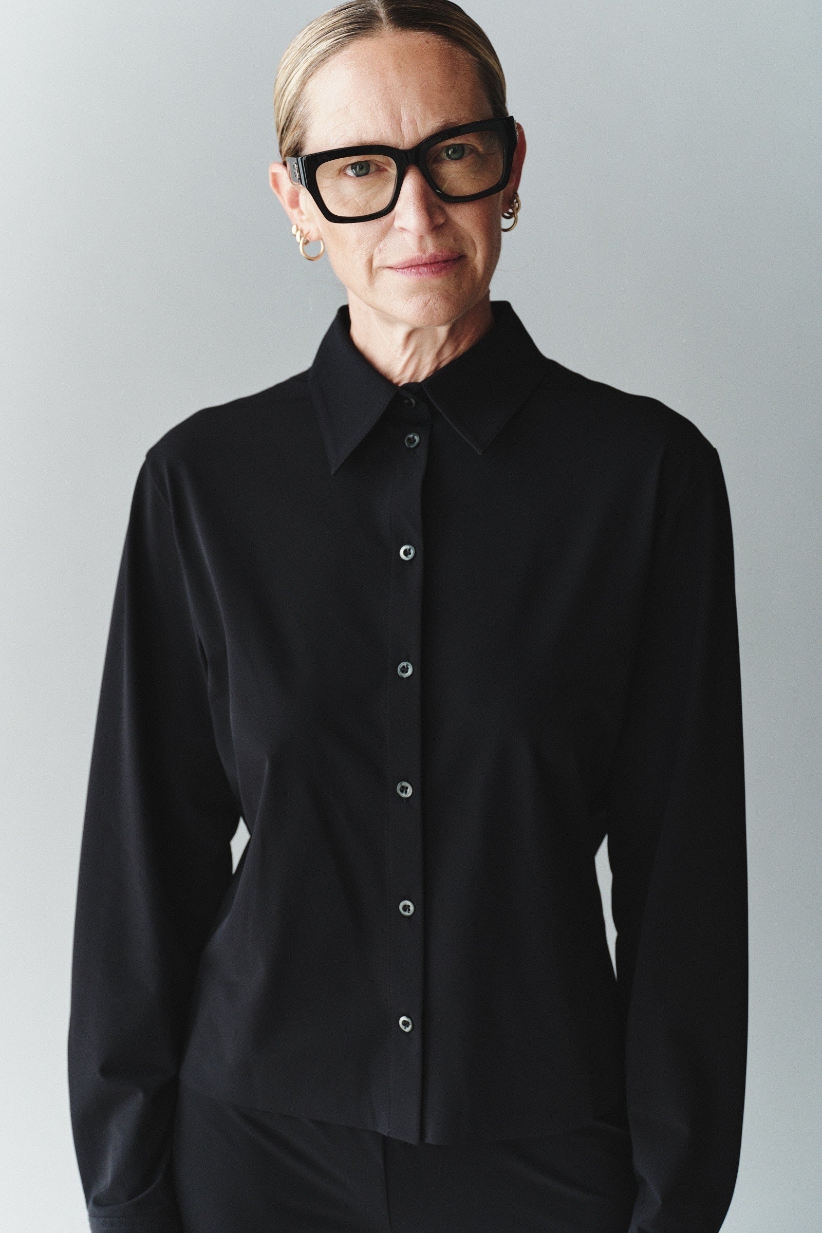 BLOUSE (LOWELL) BLACK
