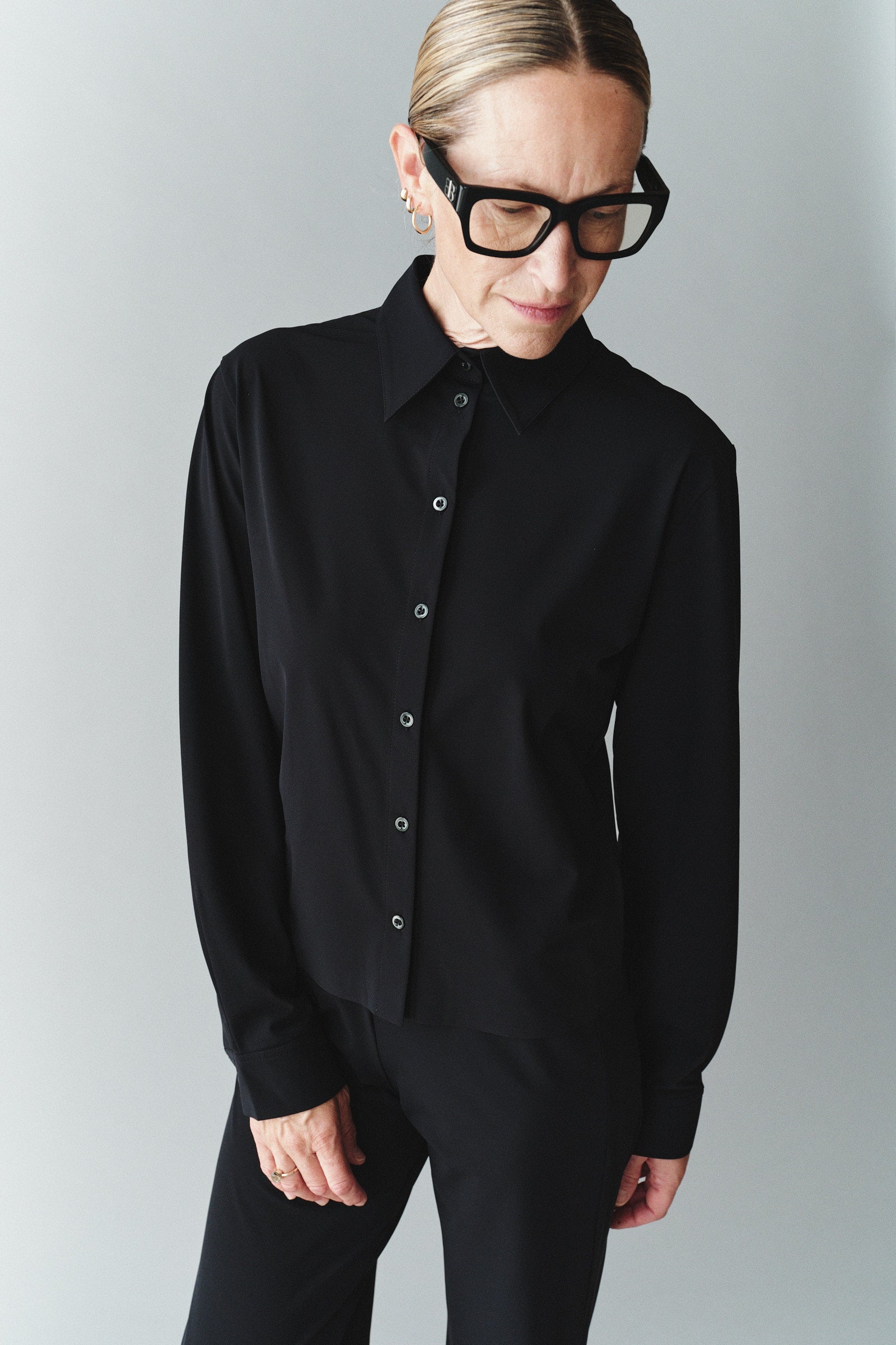 BLOUSE (LOWELL) BLACK