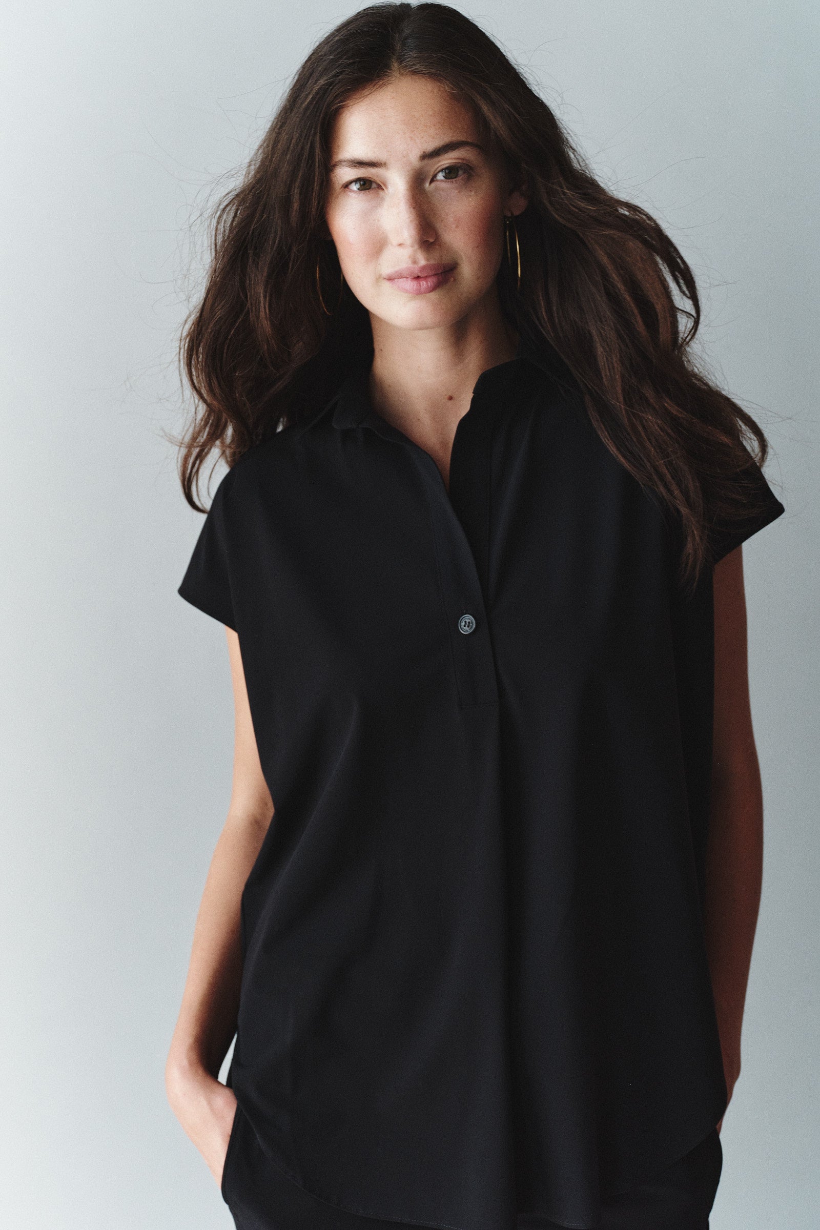 BLOUSE (LYNN) BLACK