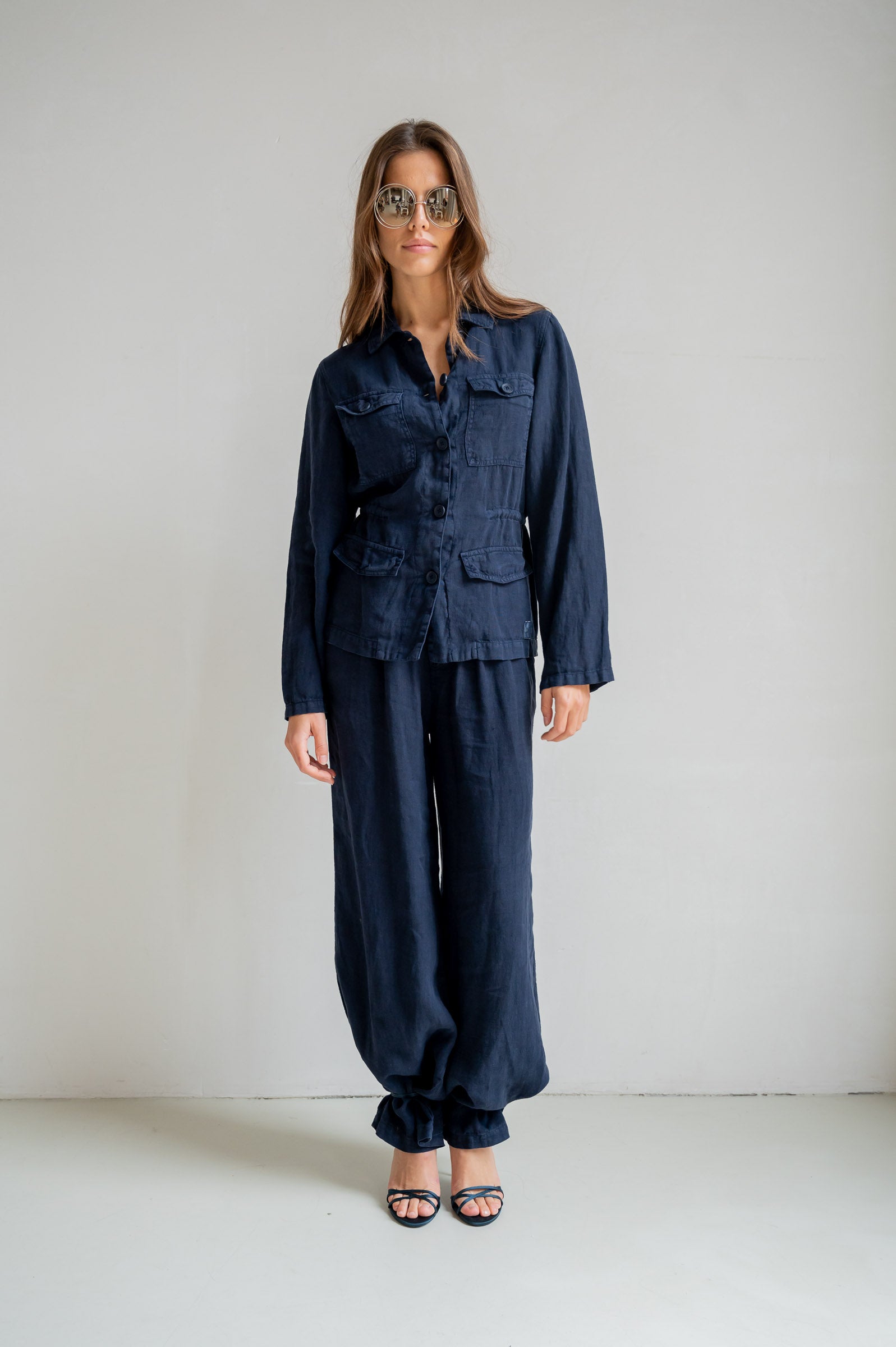 Trousers (S26Z844) Navy | Penn&Ink