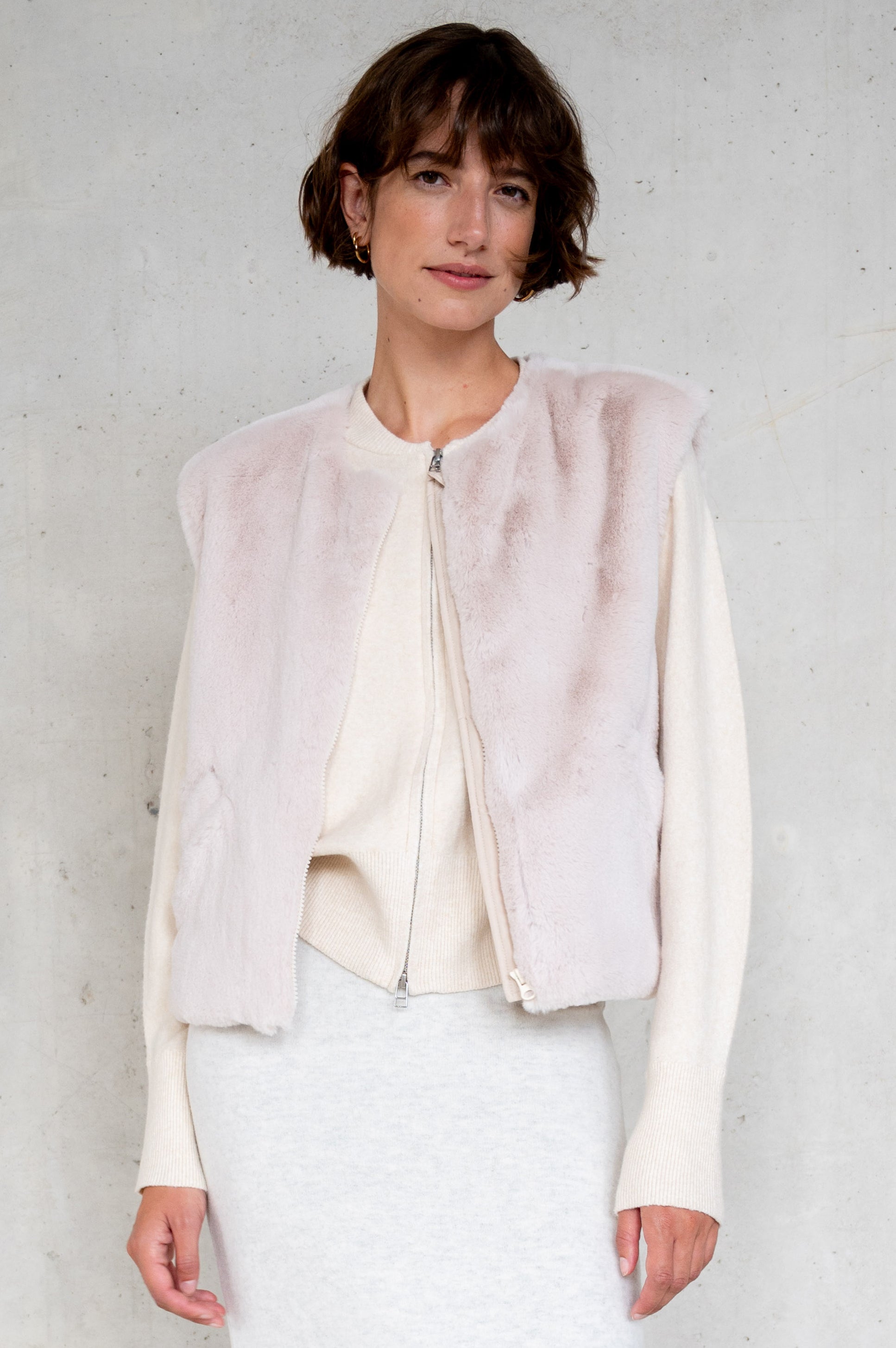 WAISTCOAT (W25C323LTD) VANILLA