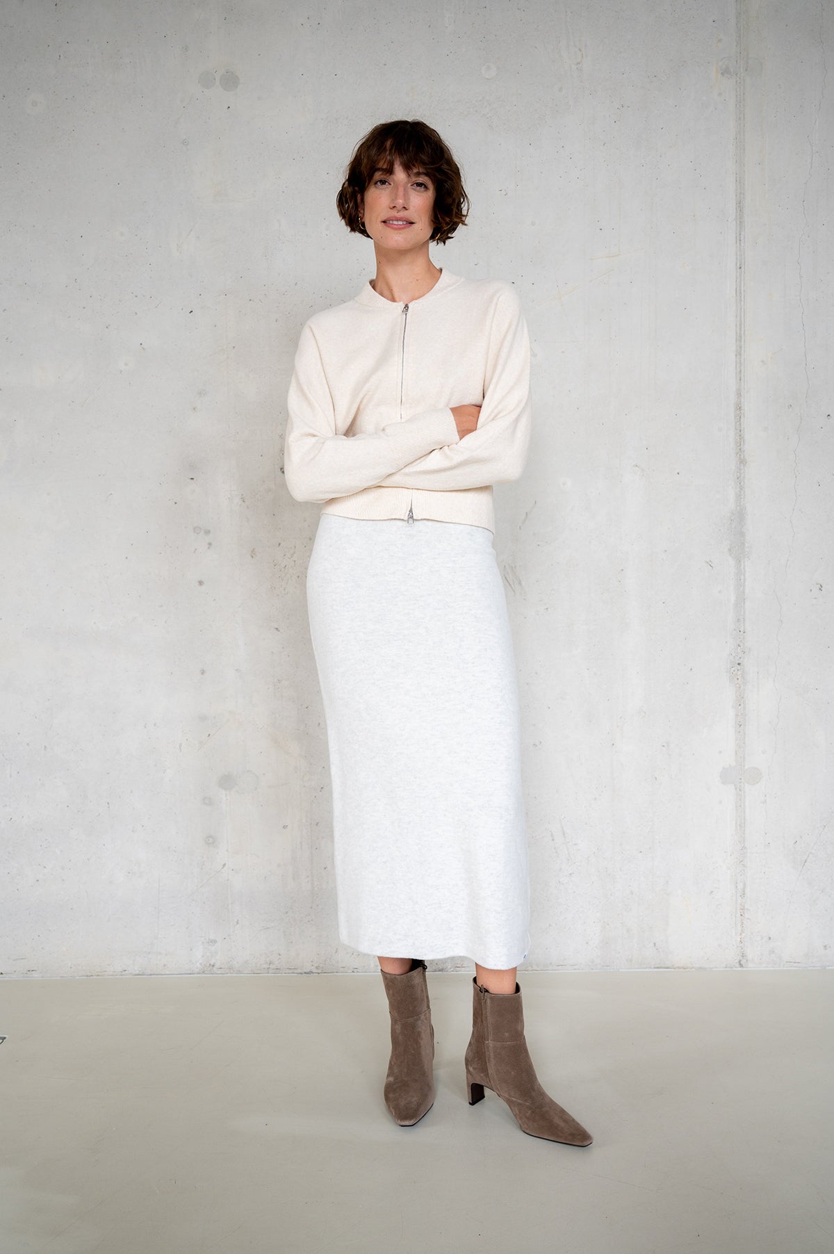 CARDIGAN (W25B378LTD) ECRU