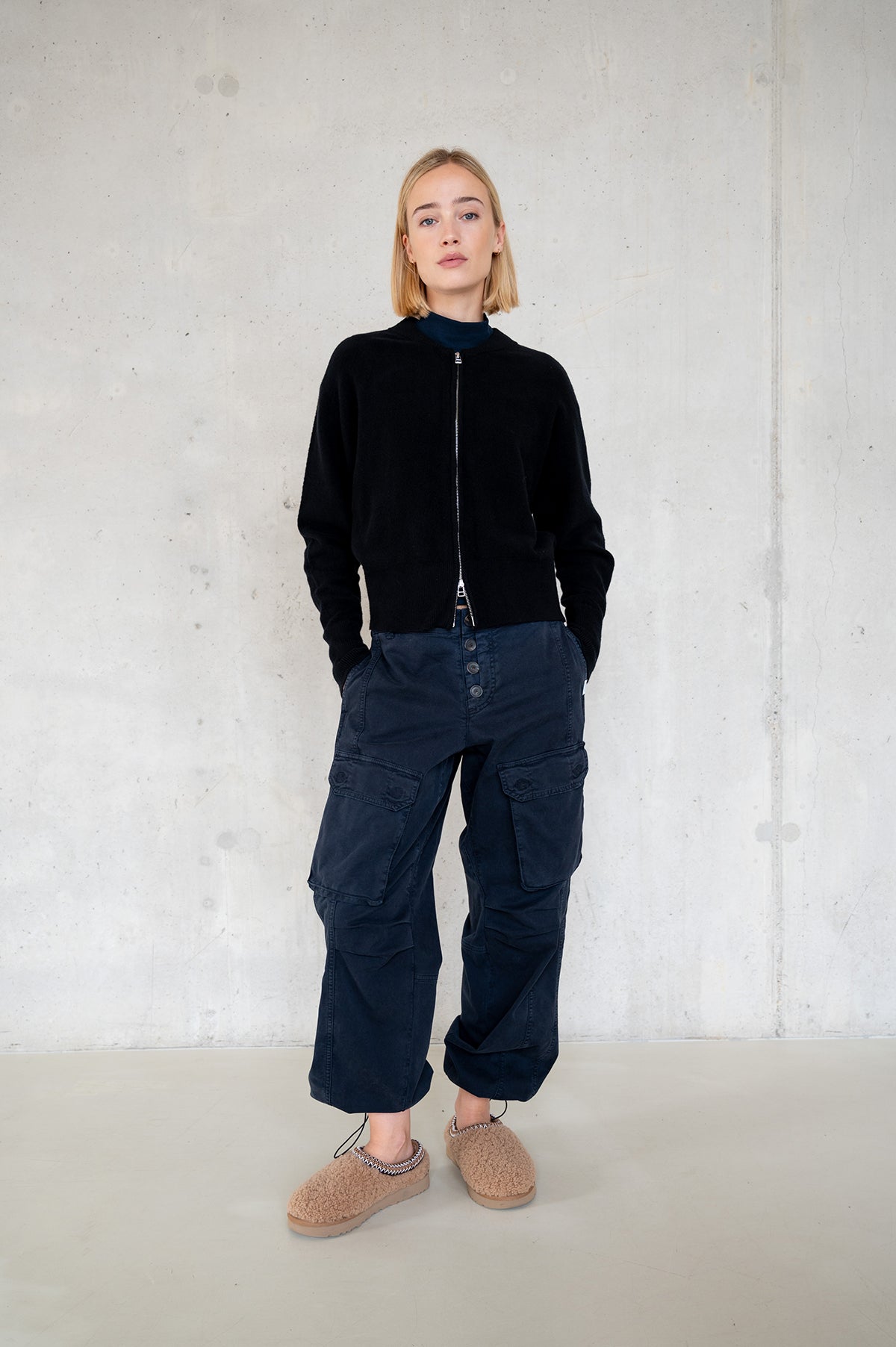 CARDIGAN (W25B378LTD) BLACK