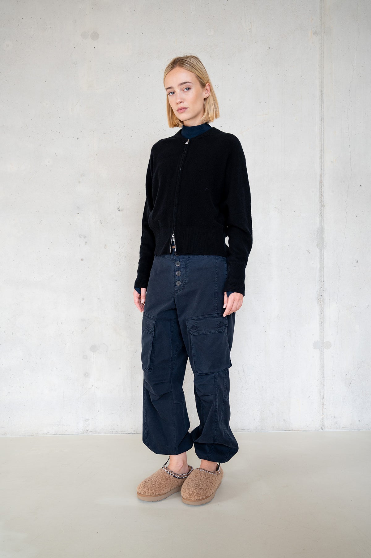 CARDIGAN (W25B378LTD) BLACK