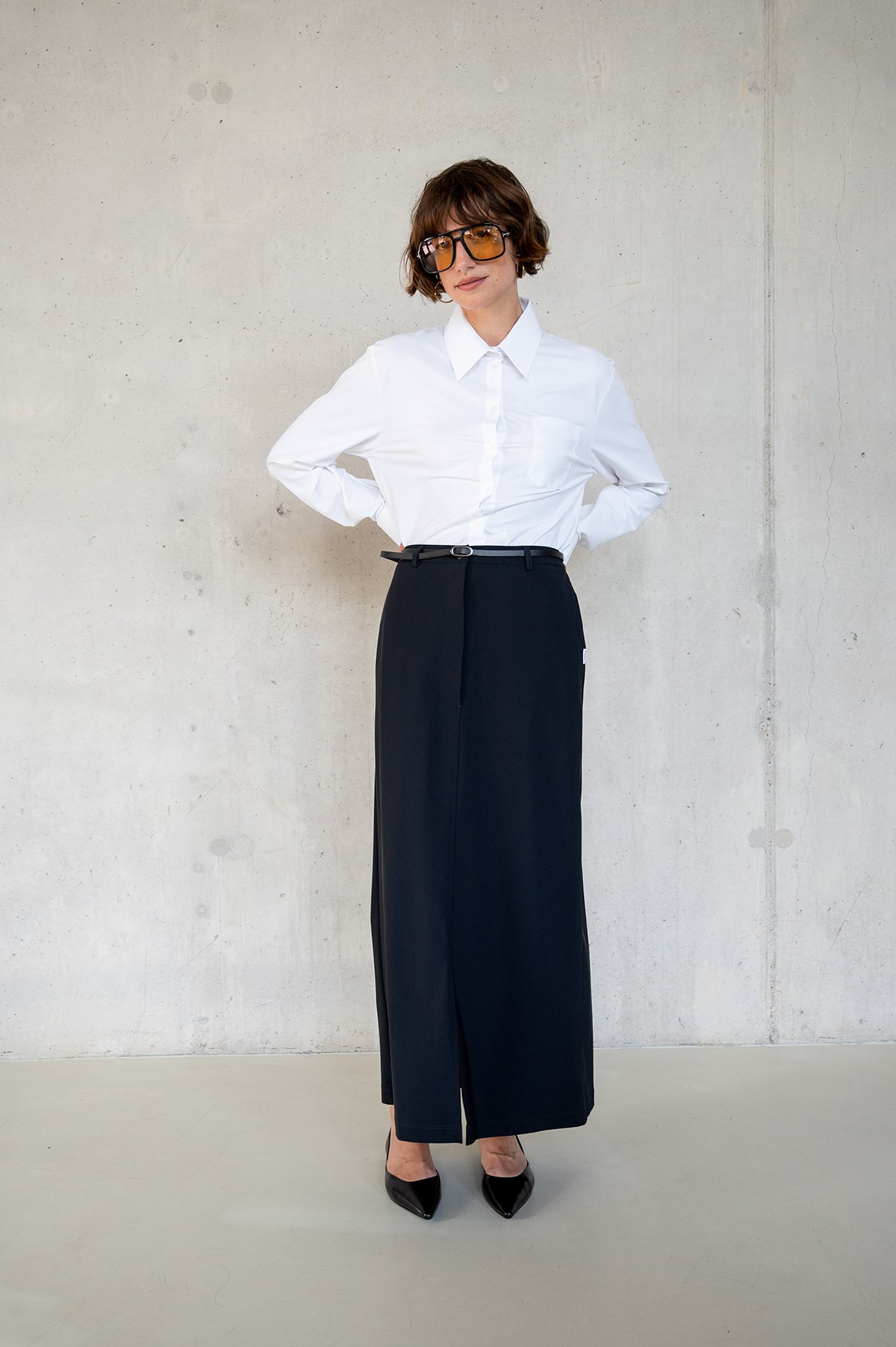 SKIRT (W25N1681LTD) BLACK