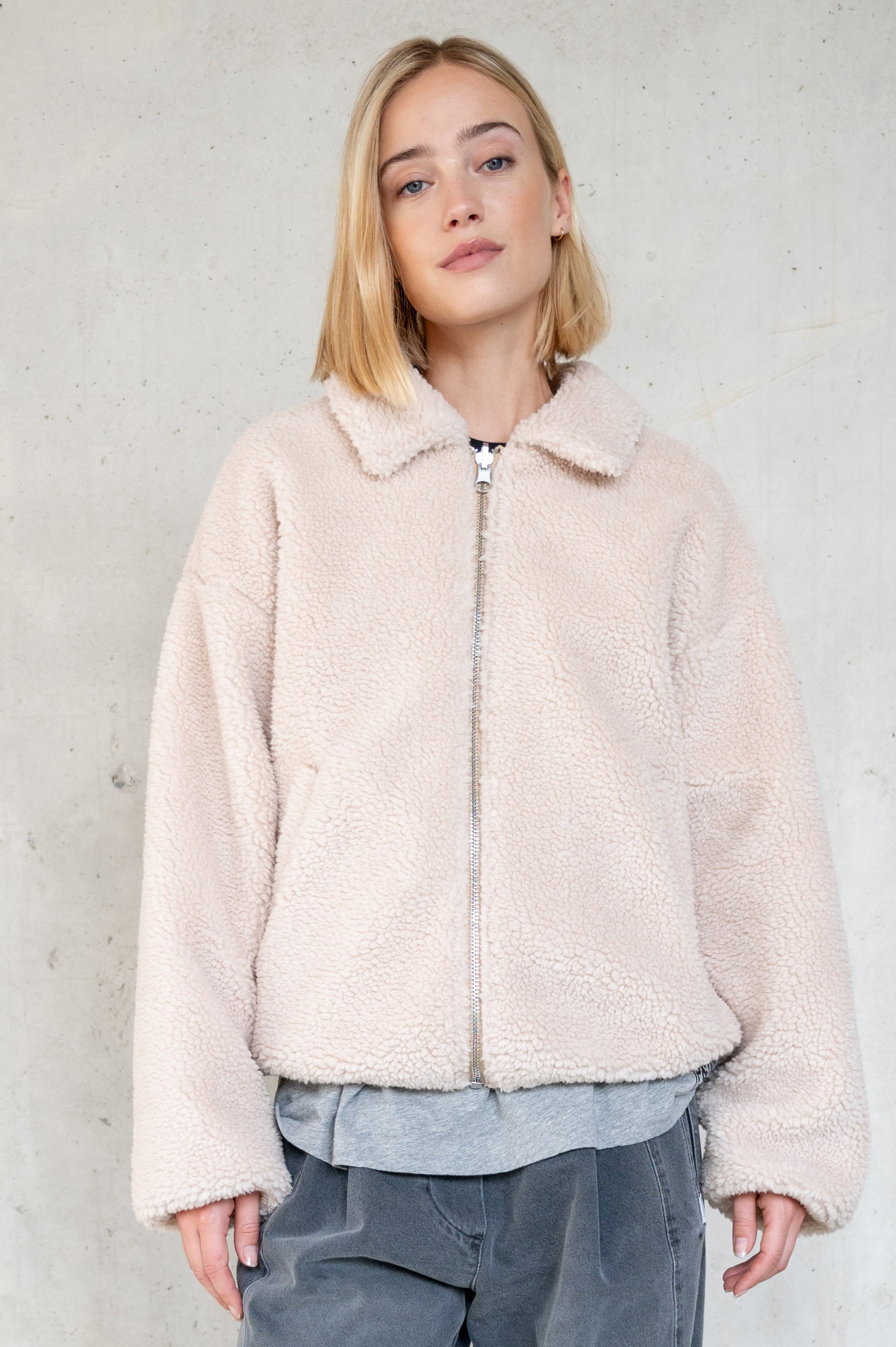 REVERSIBLE JACKET (W25C328LTD) ECRU