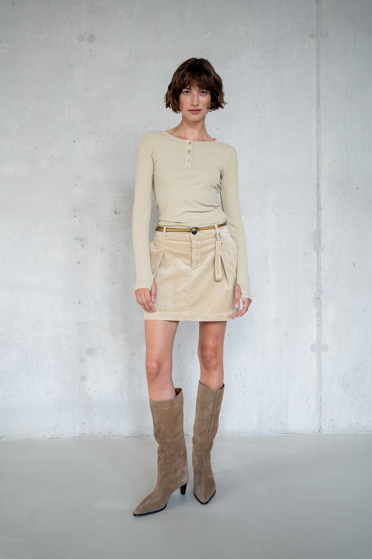 SKIRT (W25Z818LTD) SAND