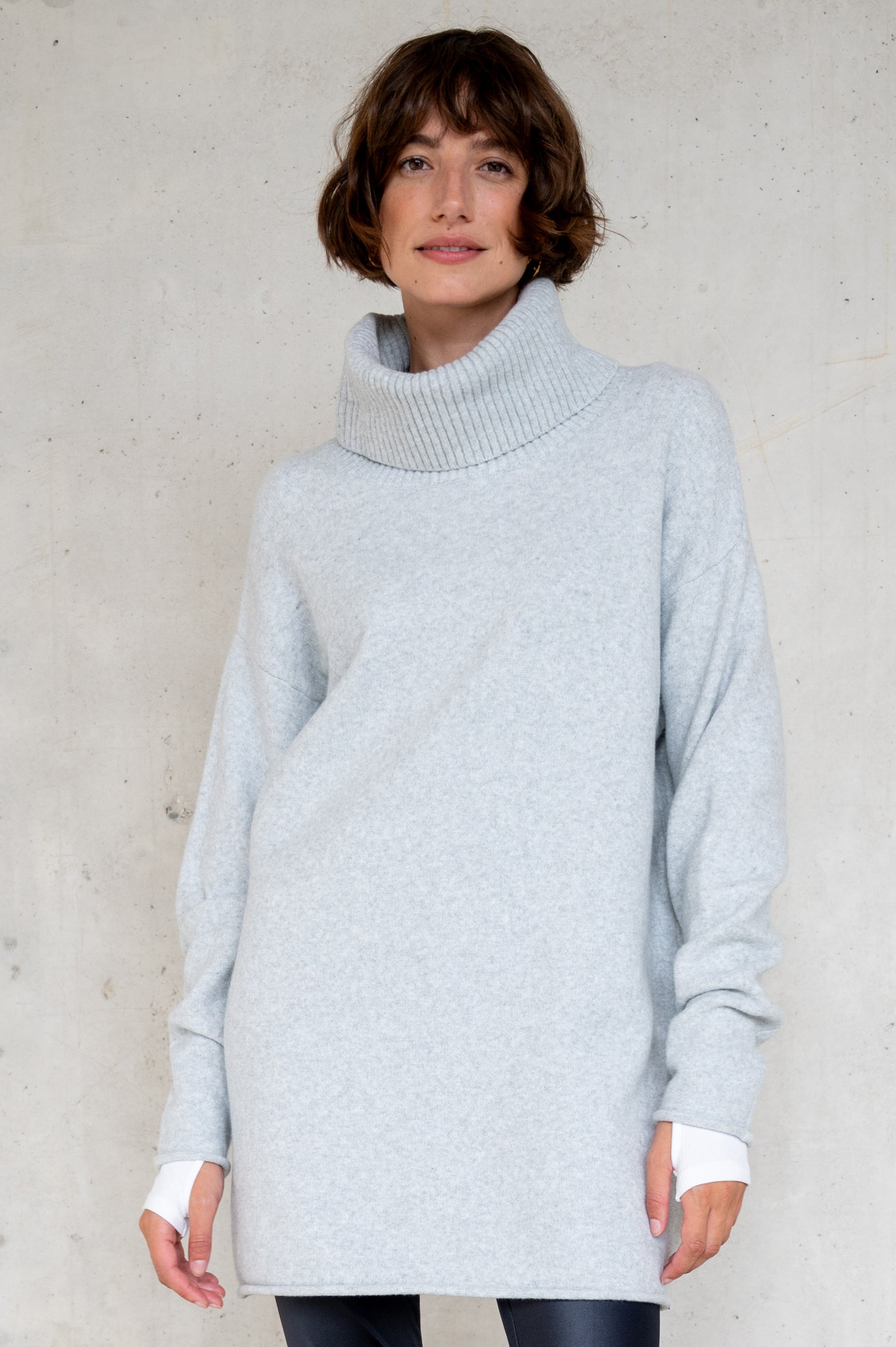 JUMPER (W25B370LTD) GREY MELANGE