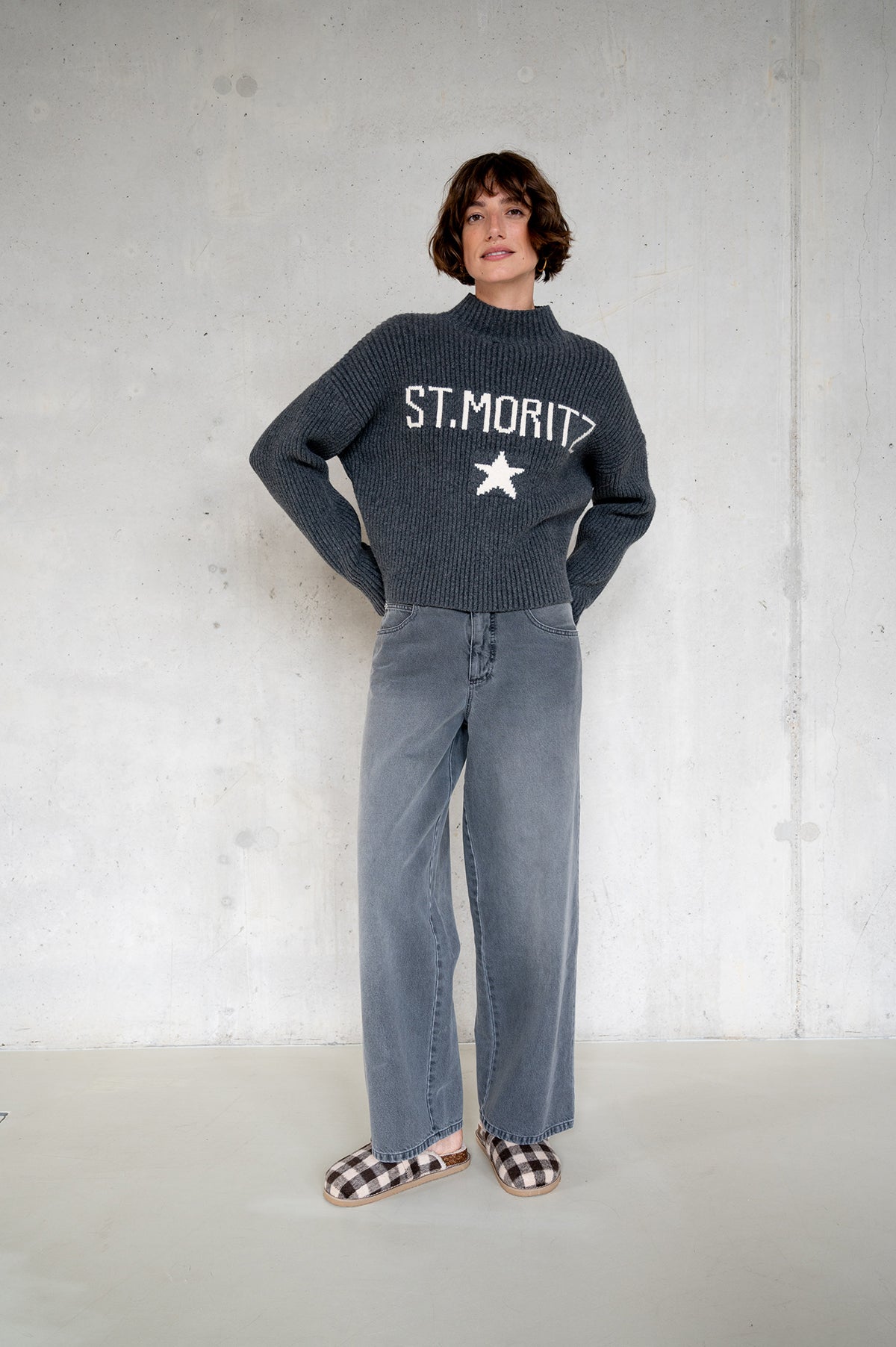 JUMPER (W25B380LTD) ANTRA - ECRU