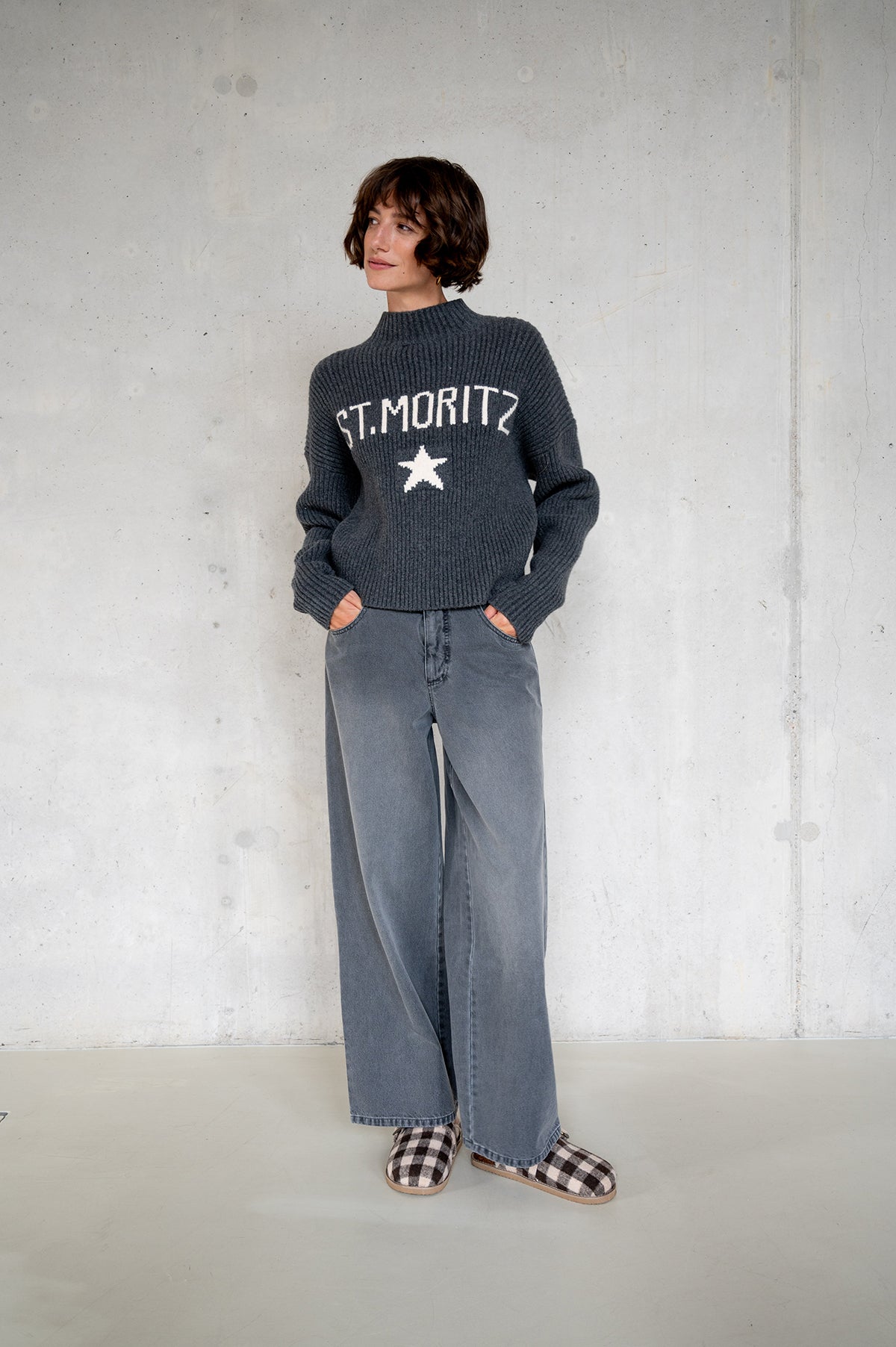 JUMPER (W25B380LTD) ANTRA - ECRU