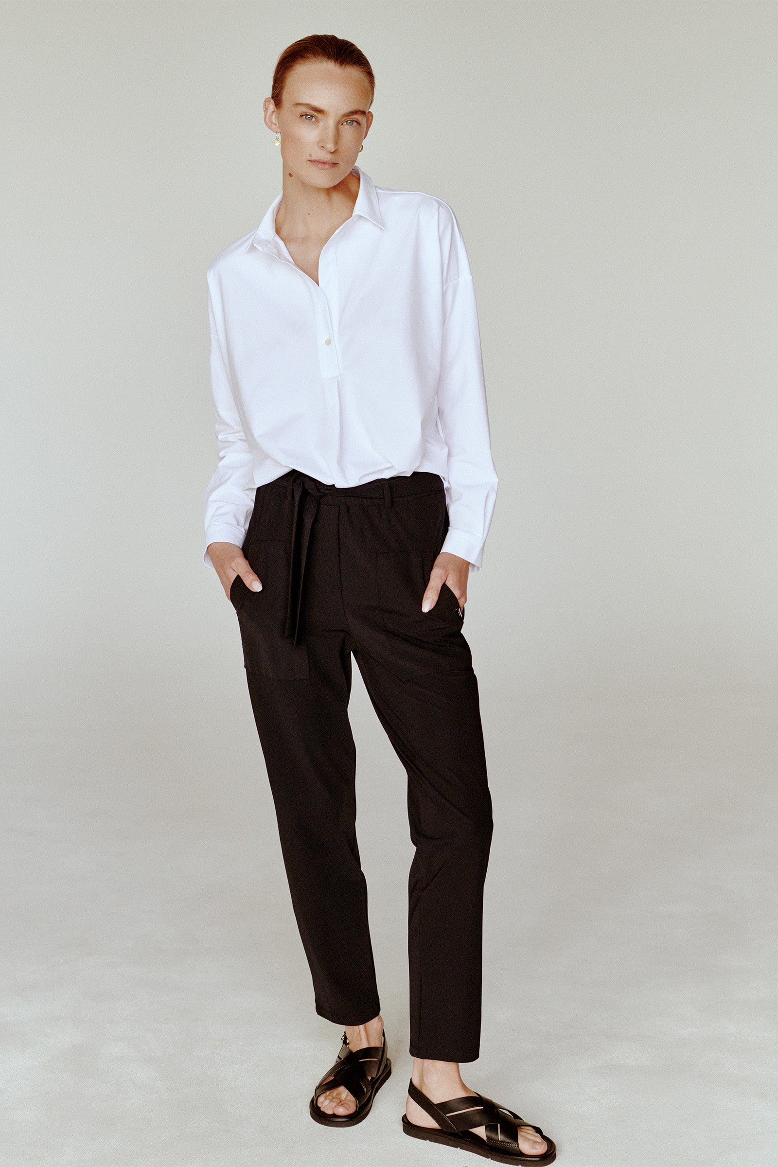 TROUSERS (RALEIGH) BLACK