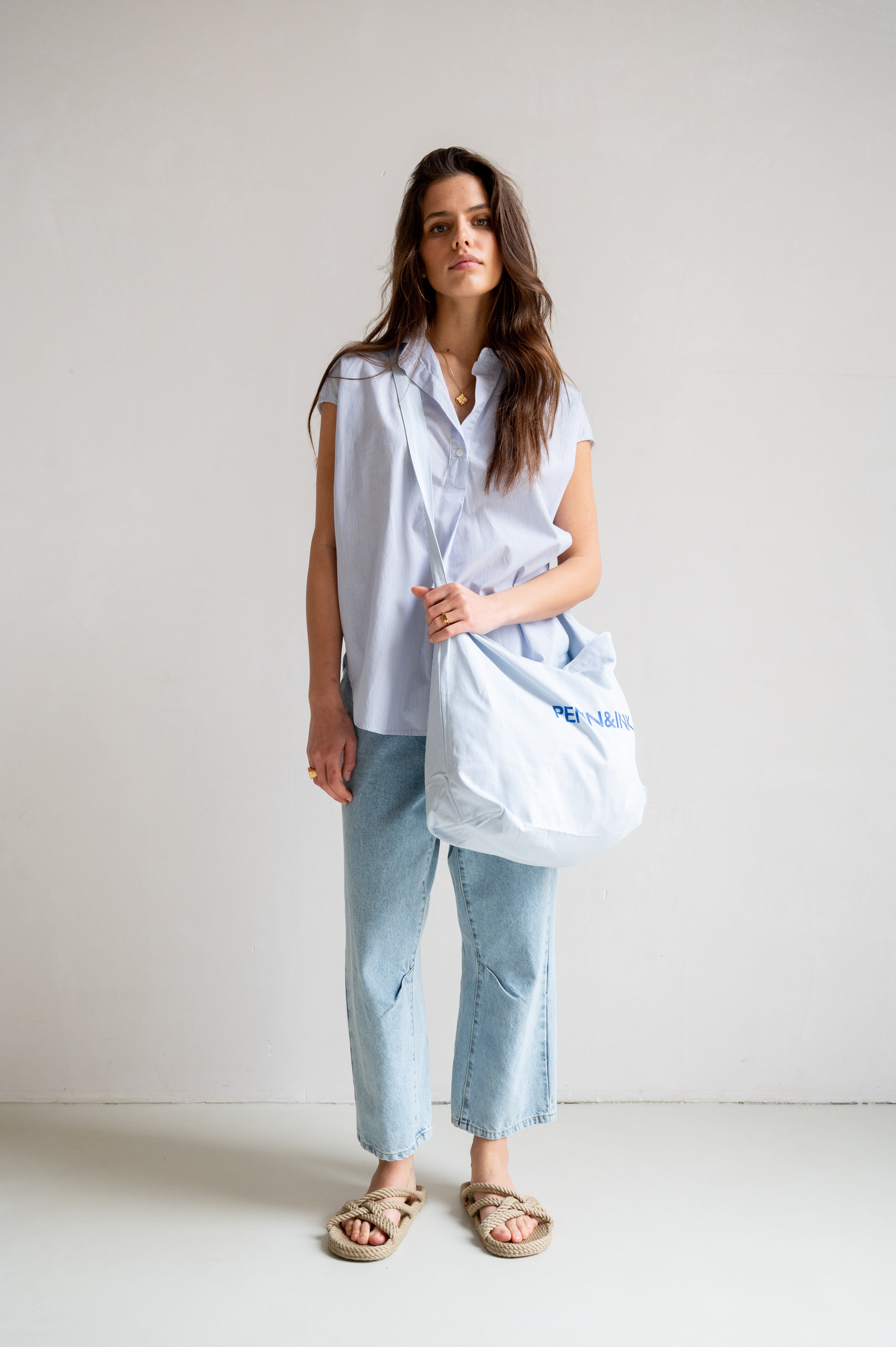 VALENTINE'S BAG PRINT - AIR BLUE