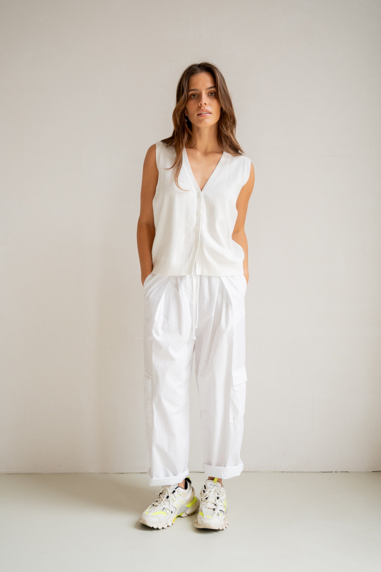 WAISTCOAT (S26B398) WHITE