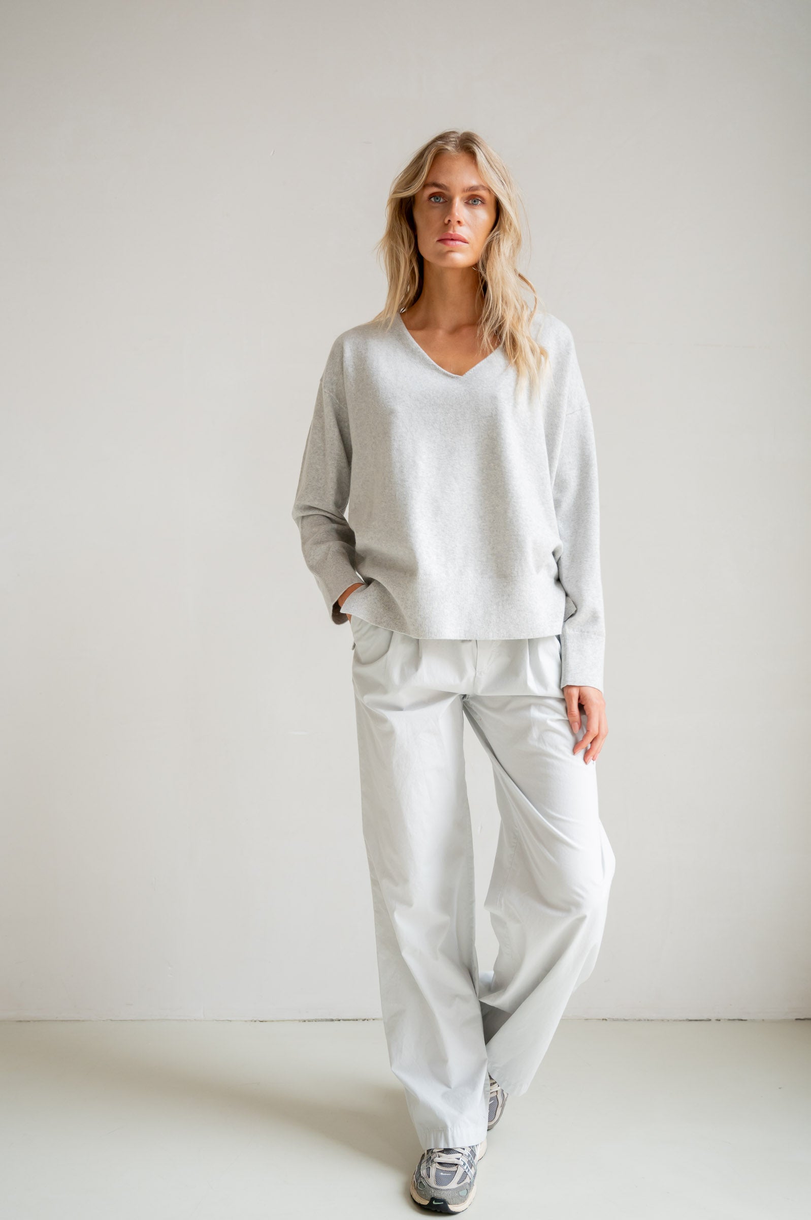 JUMPER (S26B401) GREY MELANGE