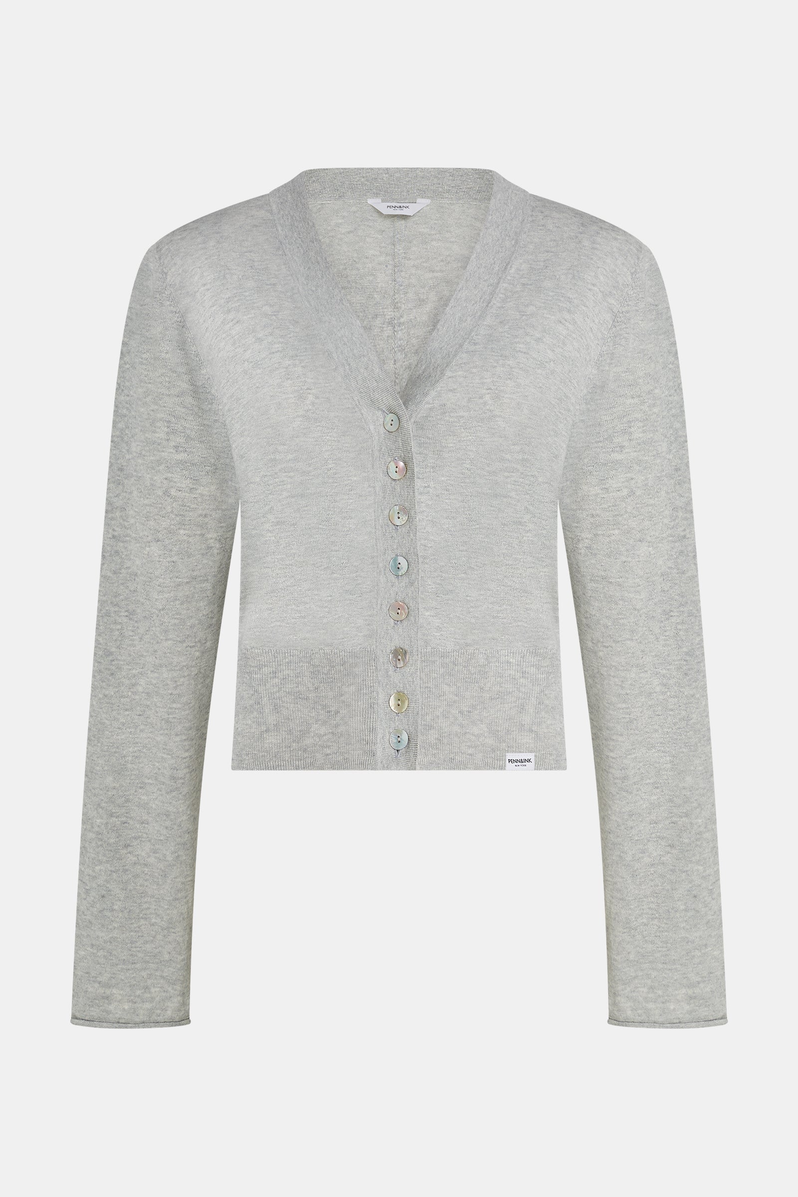 CARDIGAN (S26B415LTD) GREY MELANGE