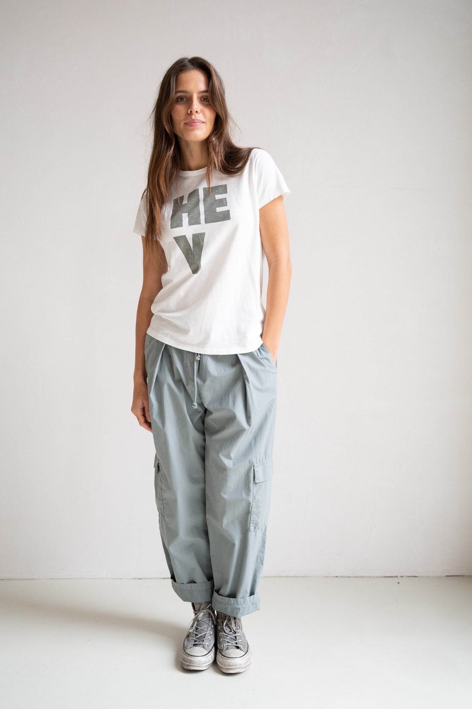 T-SHIRT PRINT (S26F1805) ECRU - MONUMENT