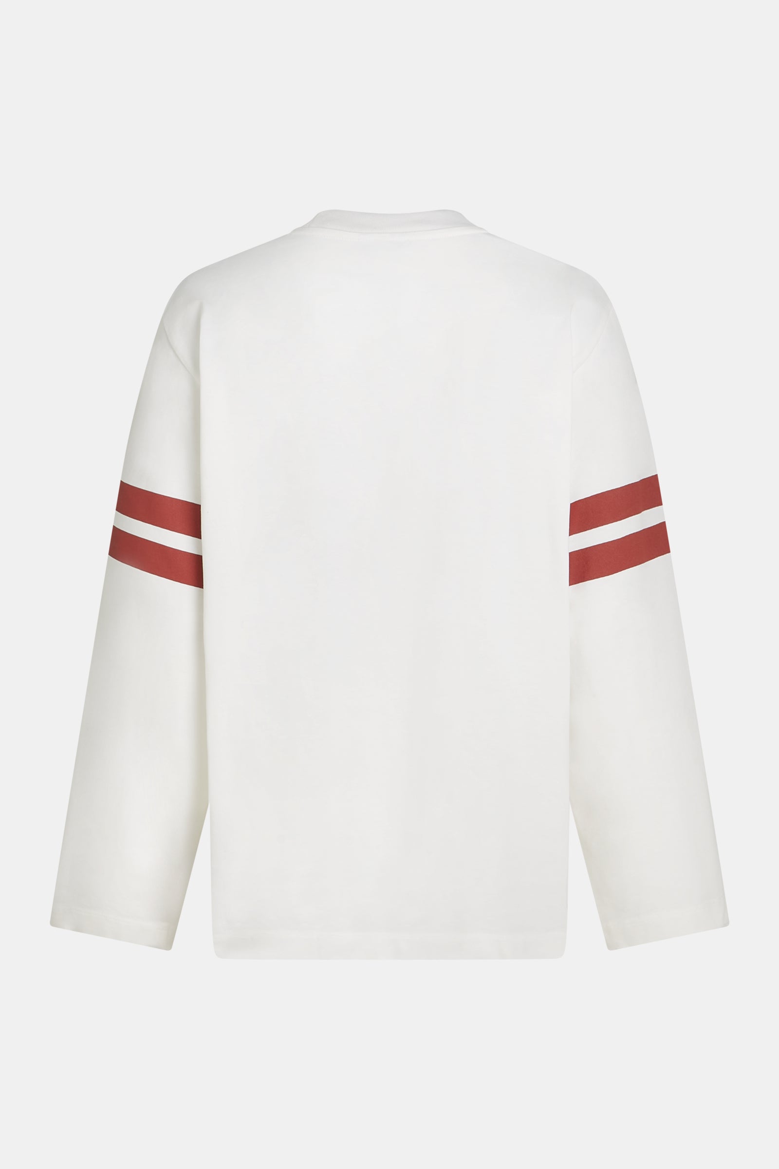LONGSLEEVE PRINT (S26F1807) ECRU - BURGUNDY