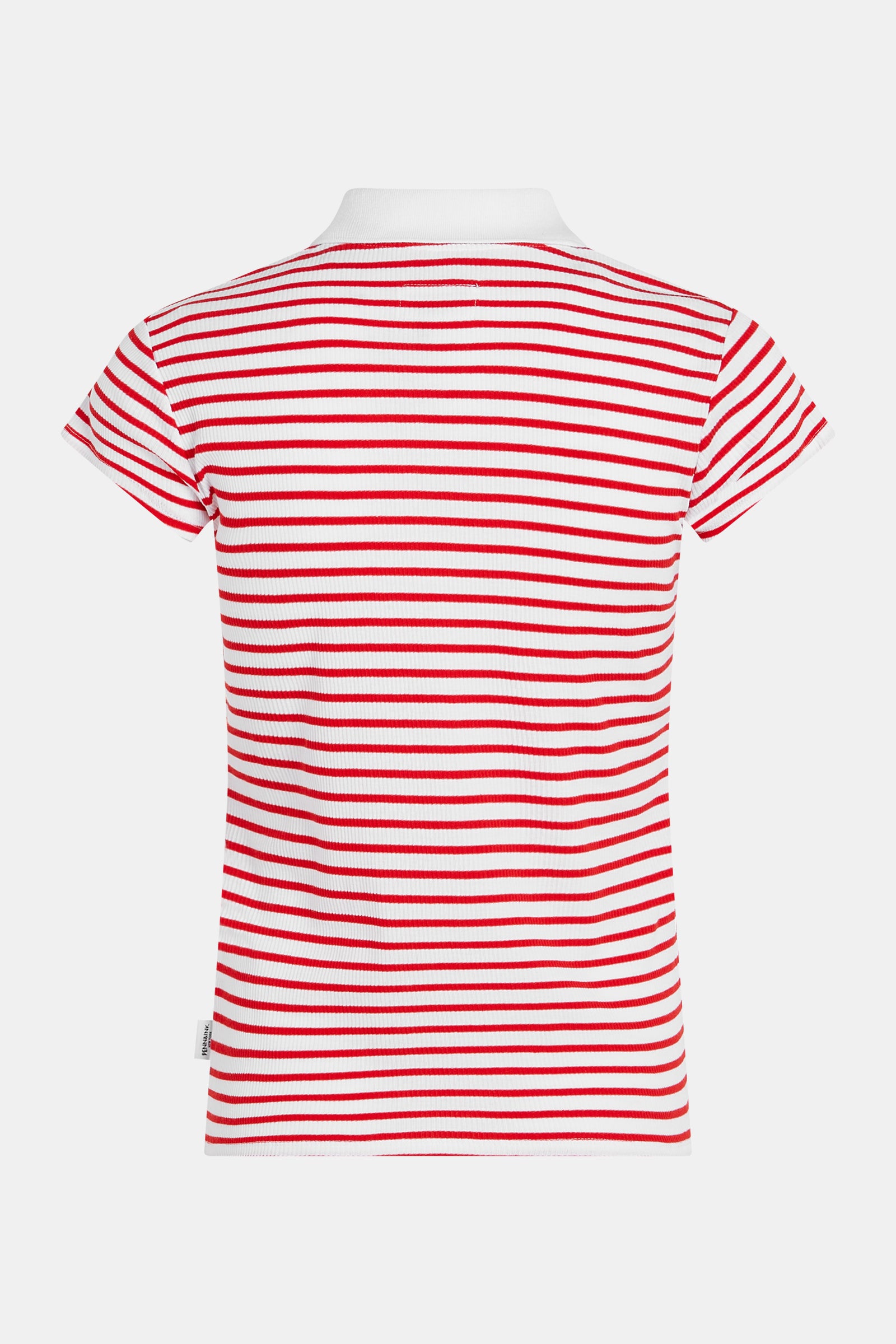 T-SHIRT STRIPE (S26F1820) WHITE - TOMATO