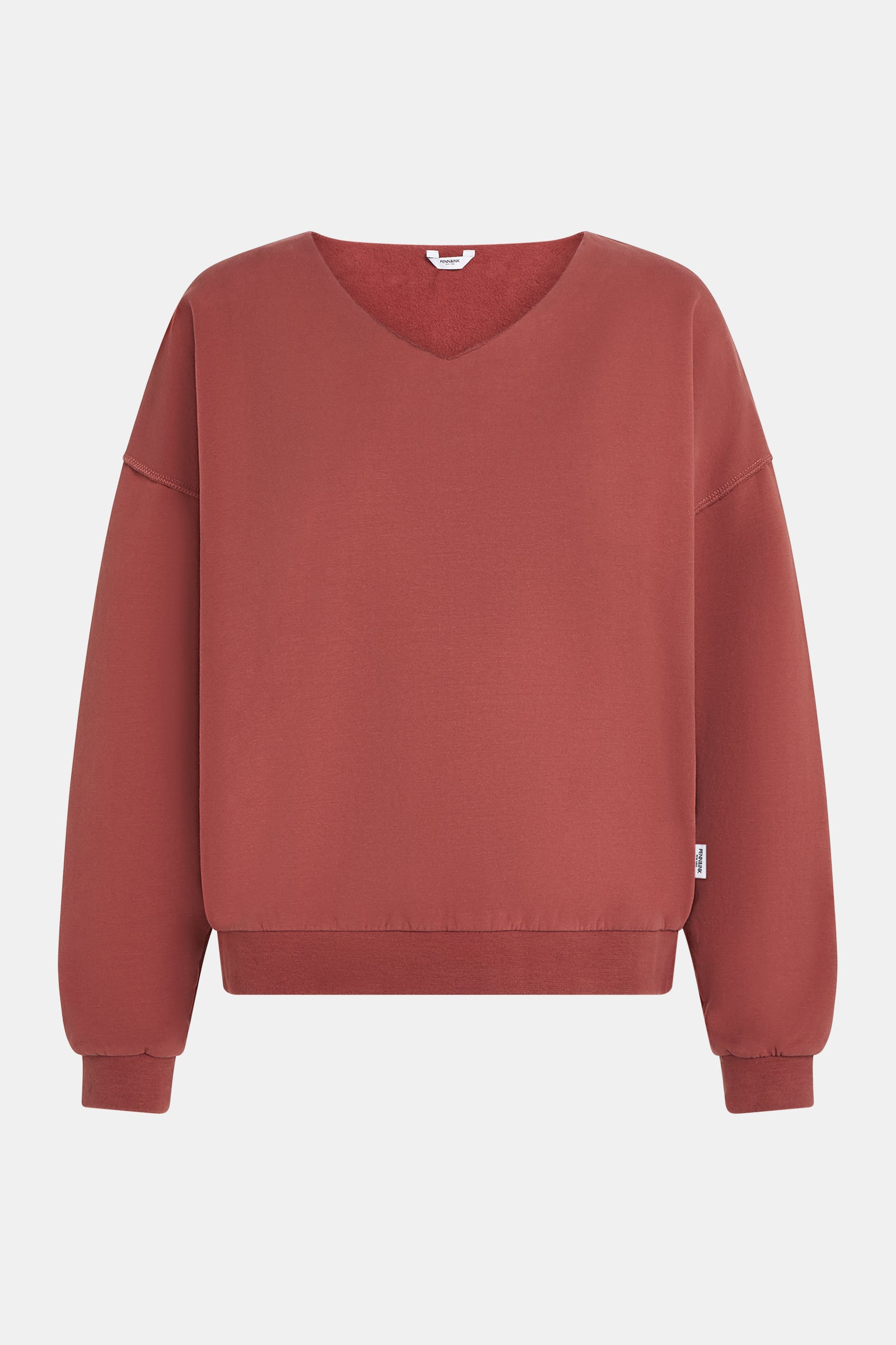 SWEATER PRINT (S26F1831) BURGUNDY - ECRU