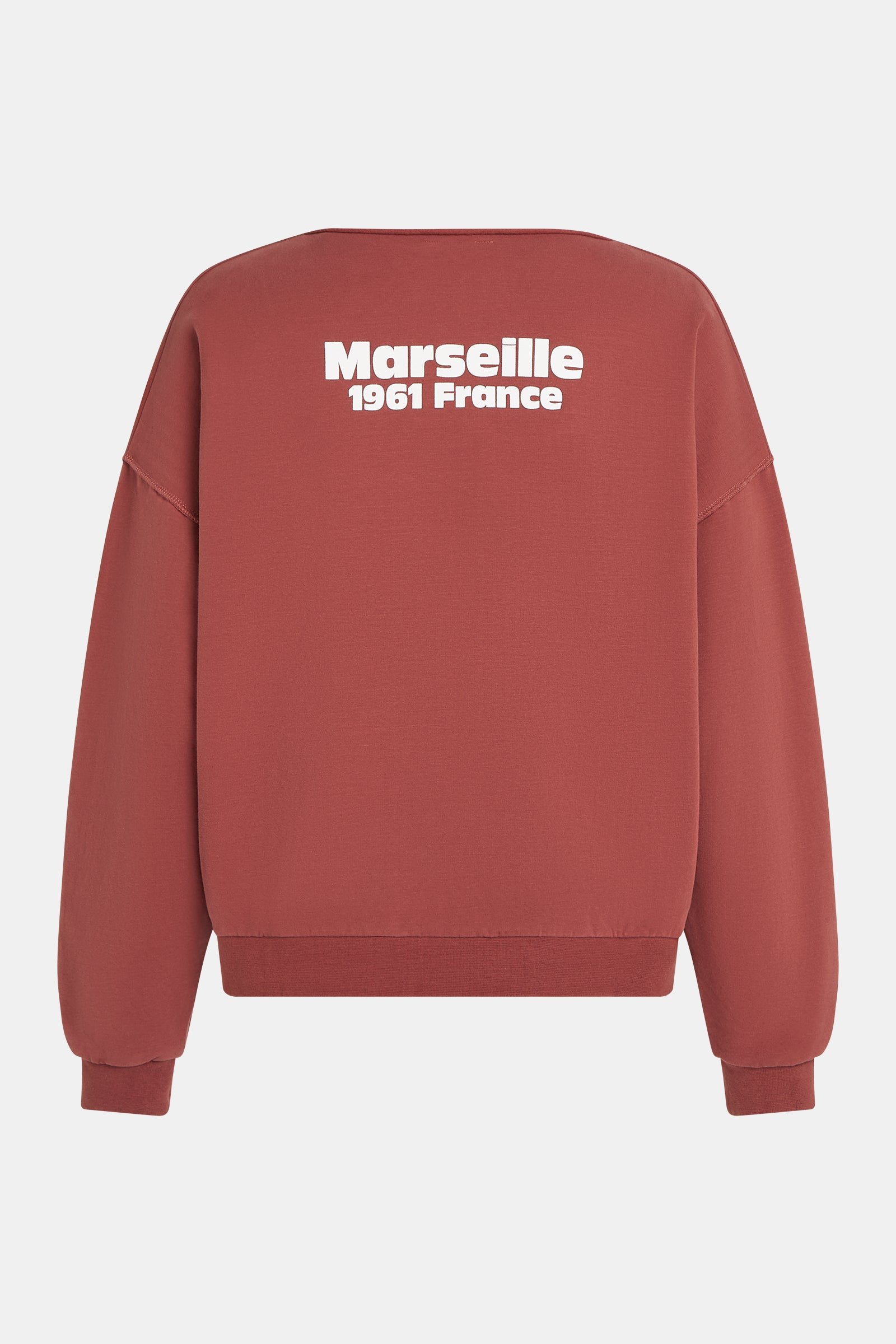 SWEATER PRINT (S26F1831) BURGUNDY - ECRU