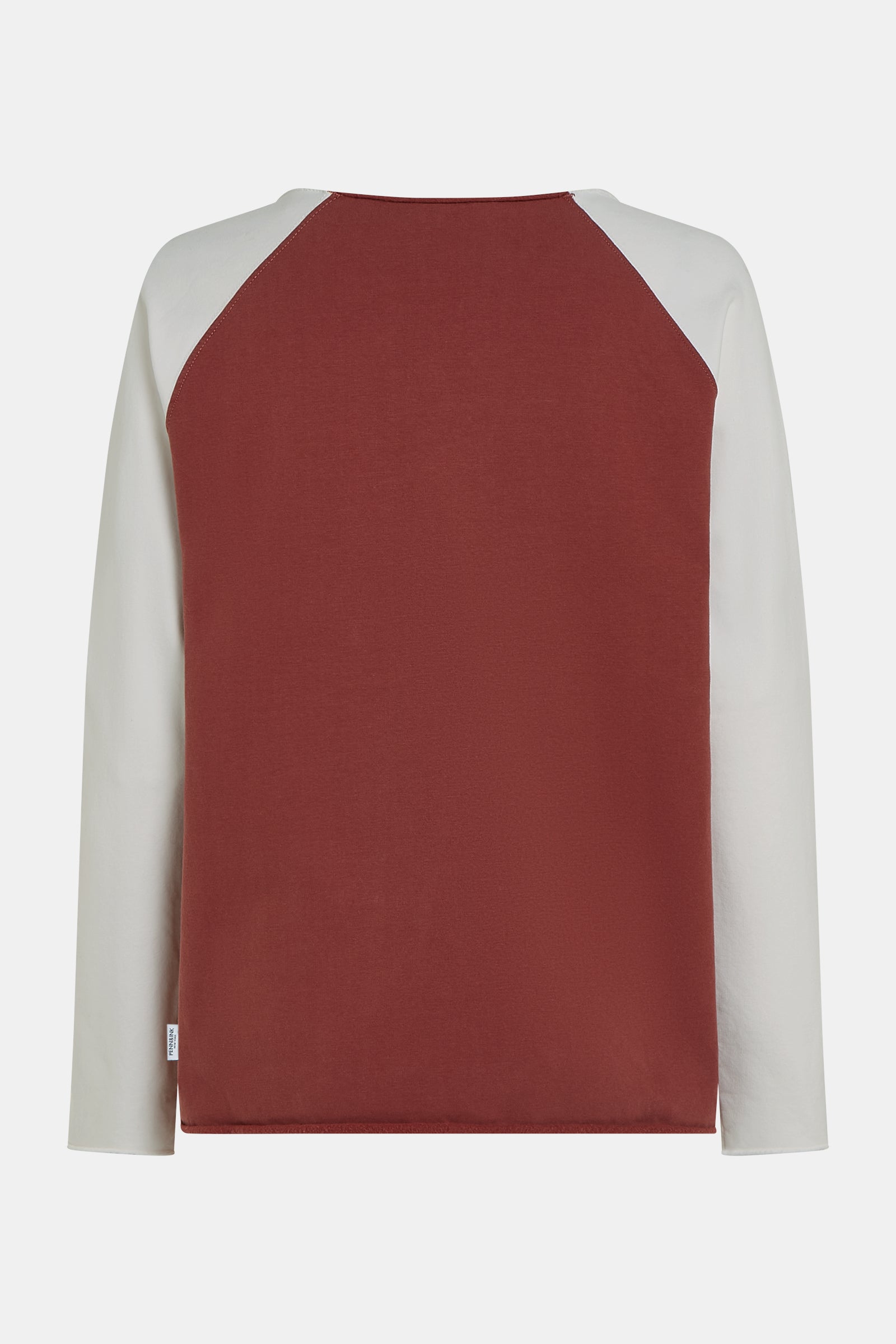 SWEATER PRINT (S26F1832) BURGUNDY - ECRU