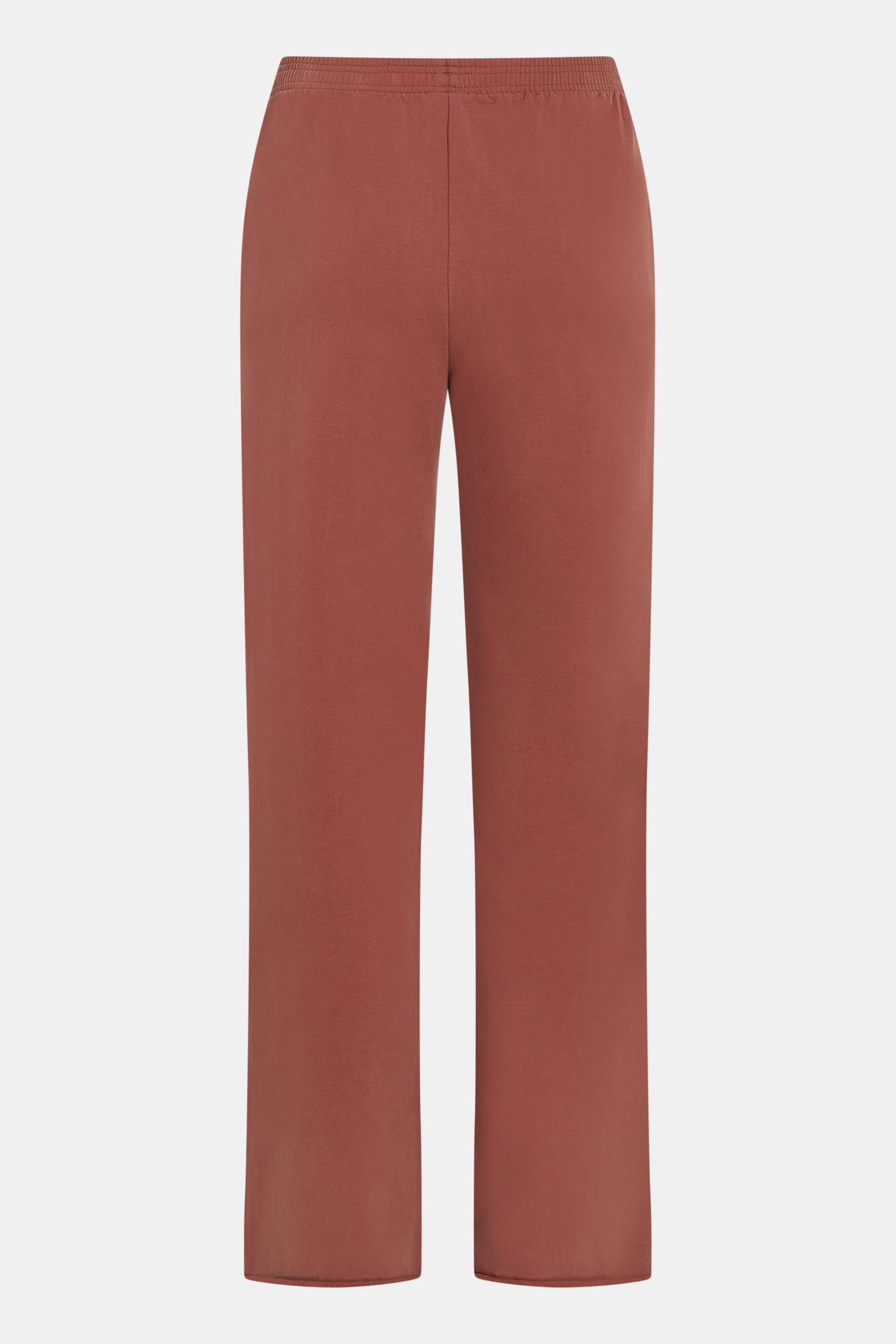 TROUSERS PRINT (S26F1834) BURGUNDY - ECRU