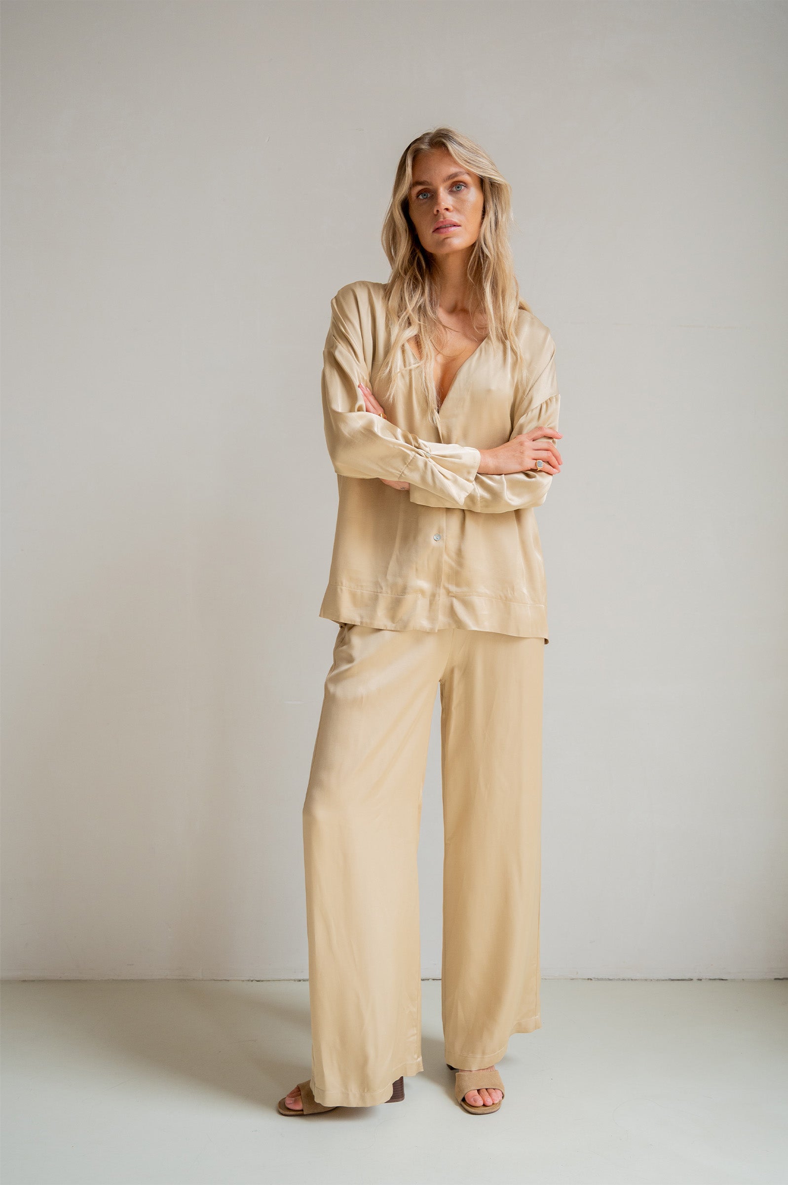 BLOUSE (S26F1842) BEIGE