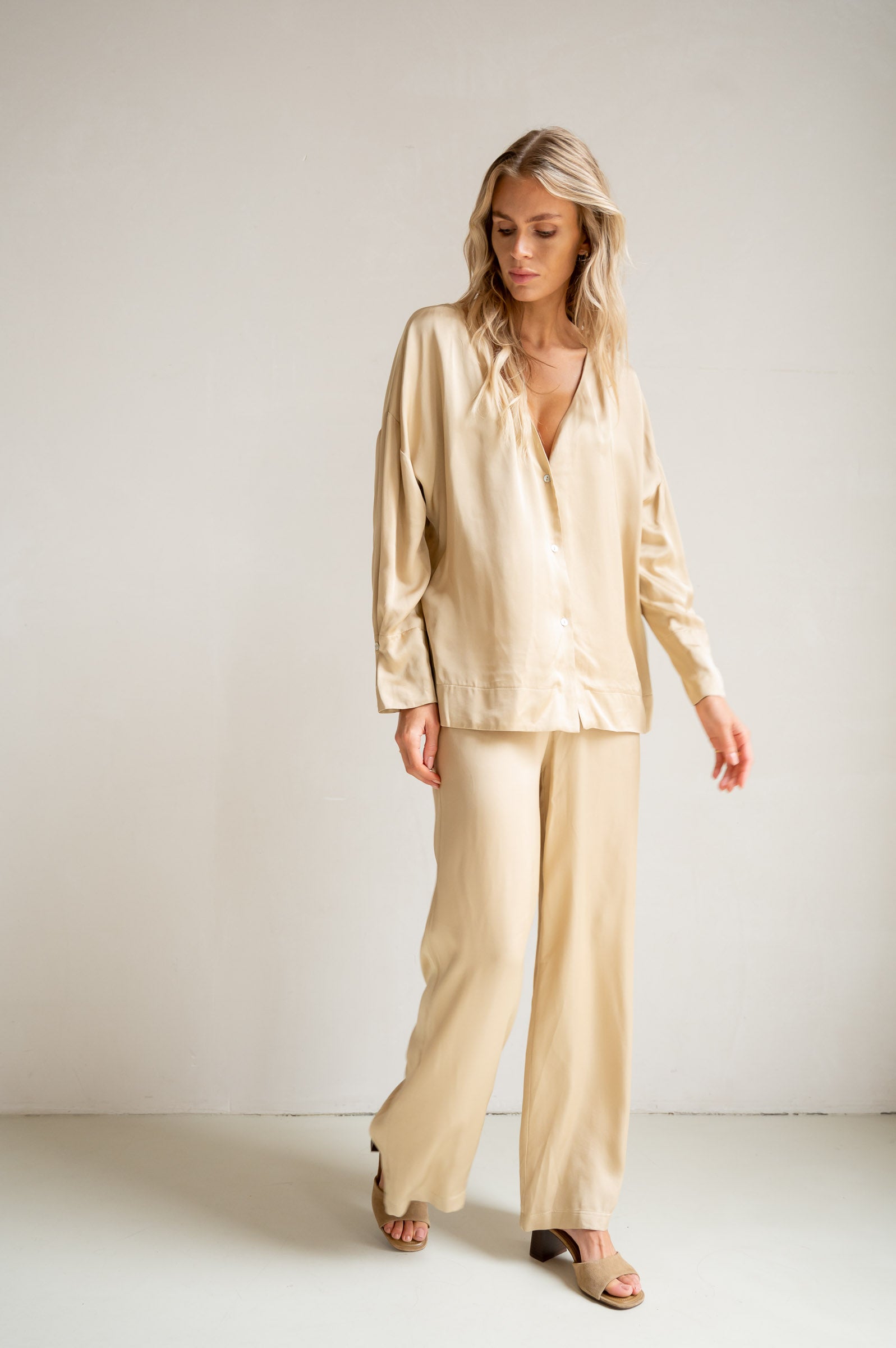 BLOUSE (S26F1842) BEIGE