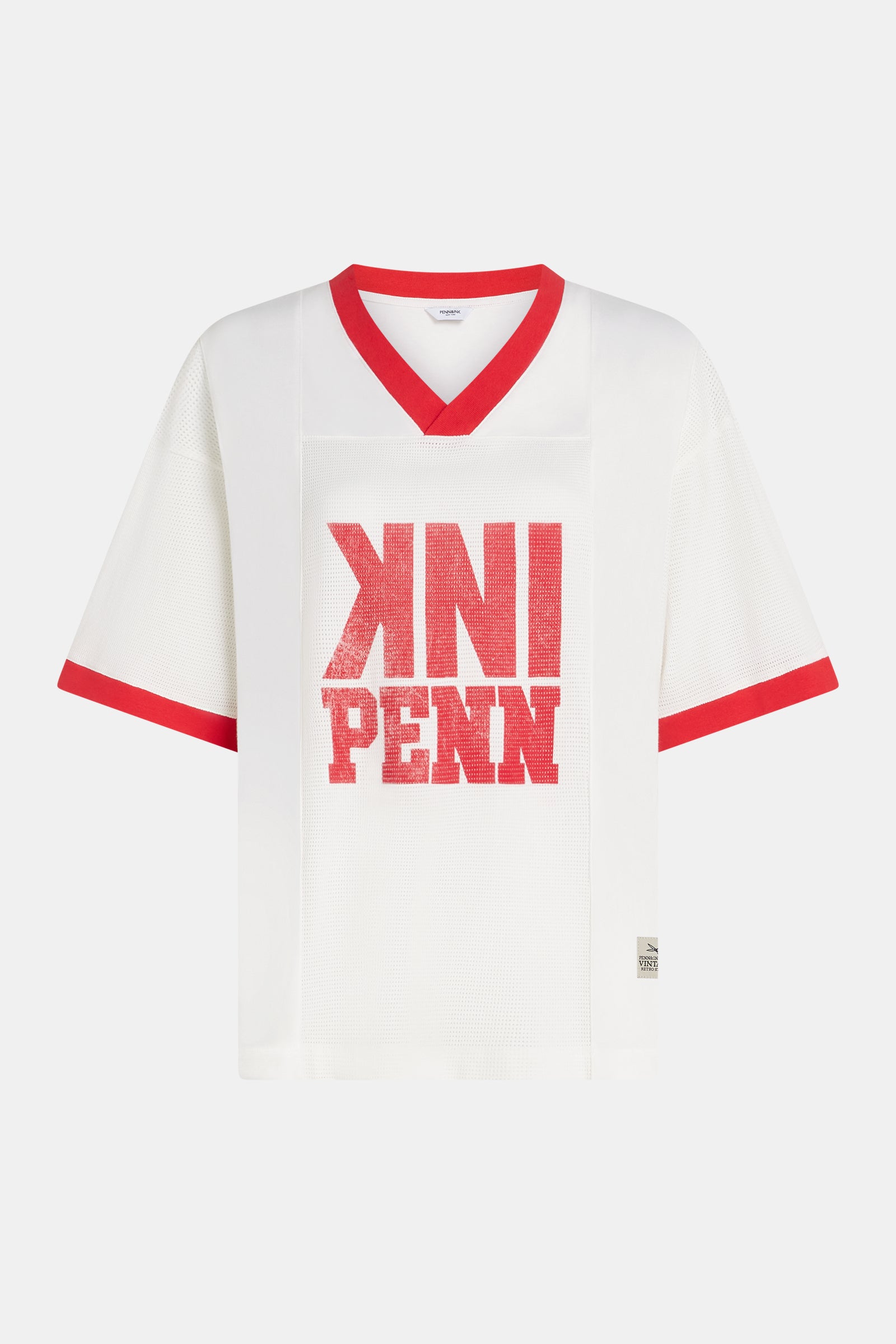 TOP (S26F1885LTD) ECRU - RED