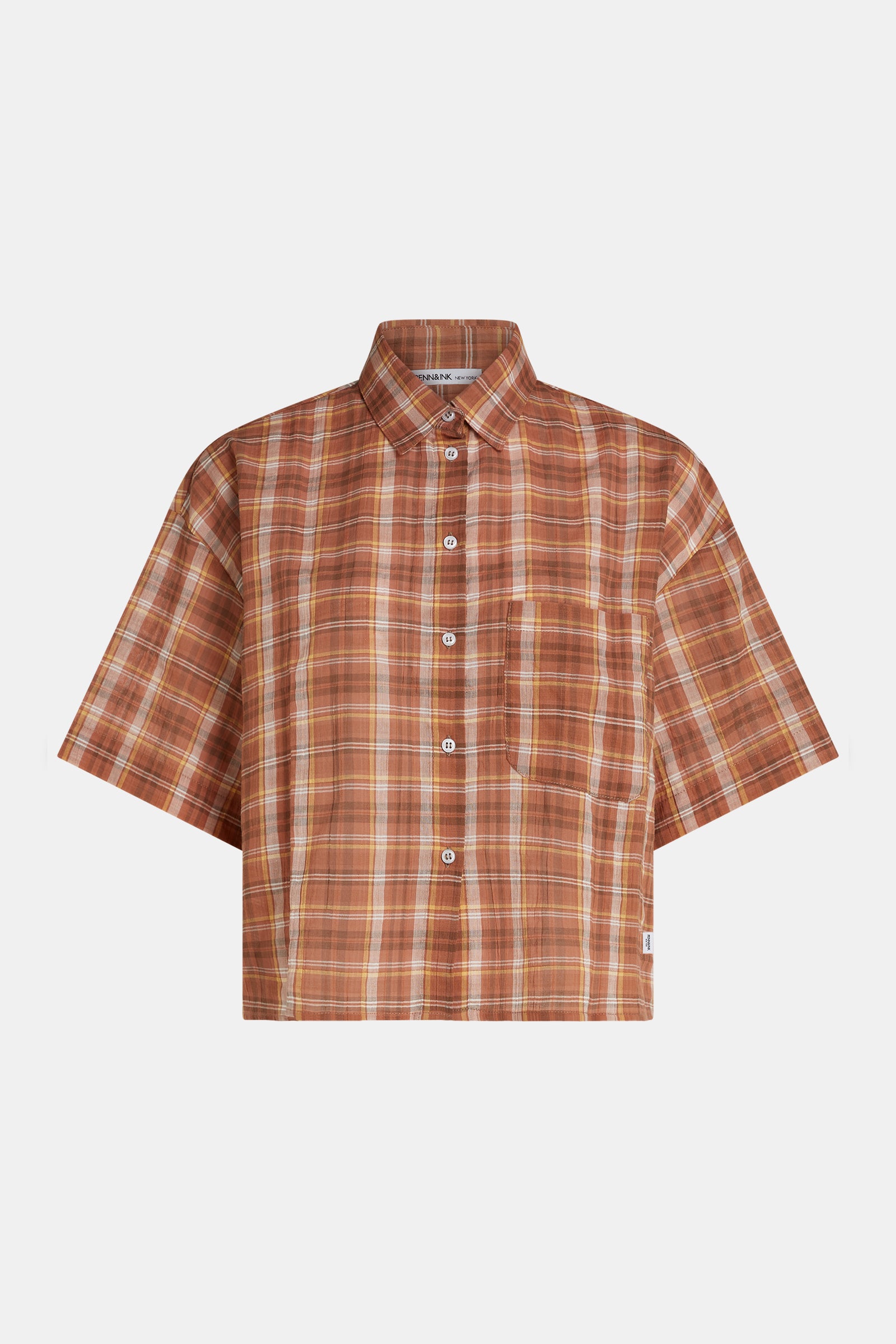BLOUSE (S26F1895LTD) BUTTERNUT CHECK