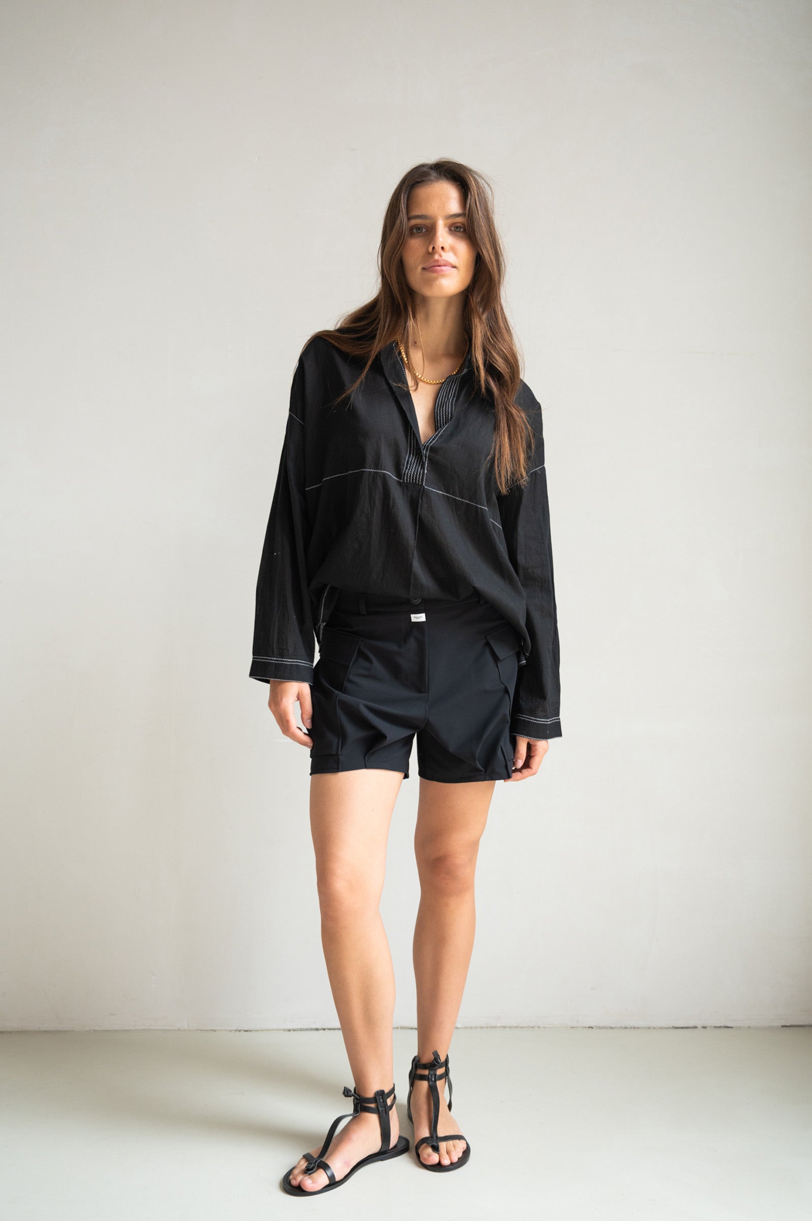 SHORTS (S26N1696) BLACK