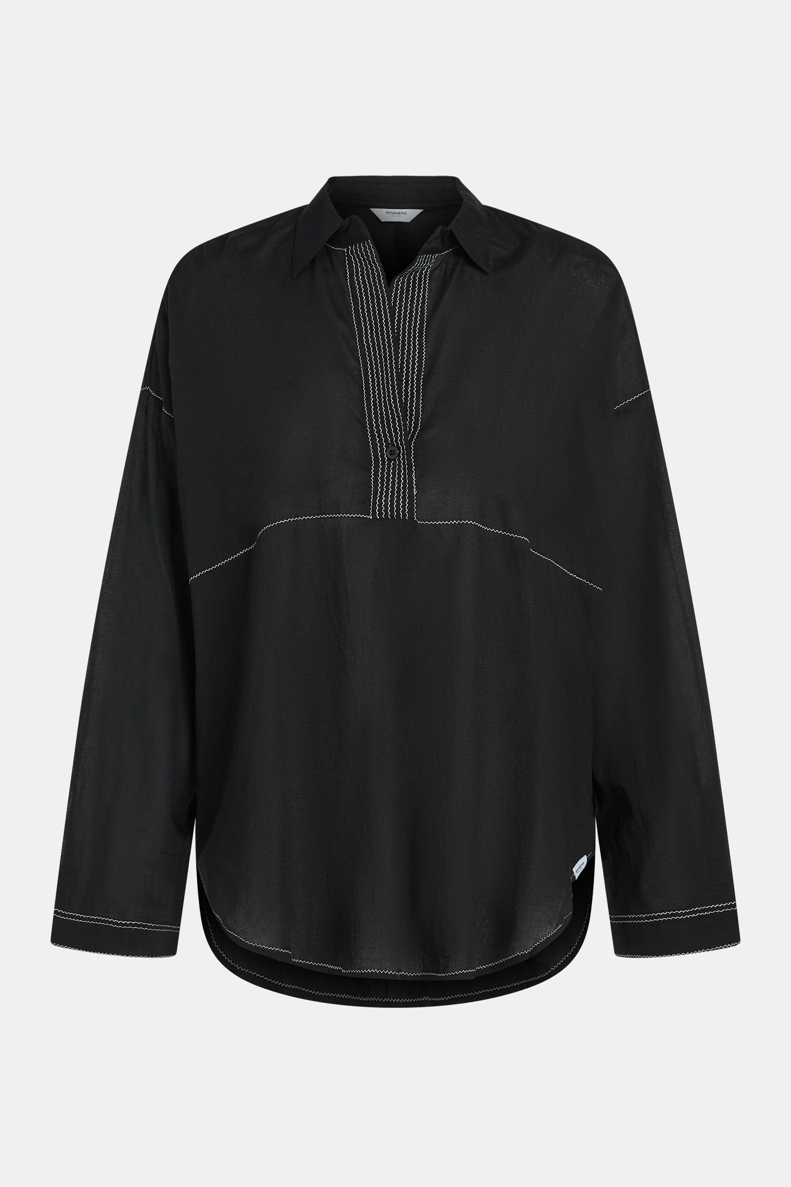 BLOUSE (S26SE040) BLACK - ECRU