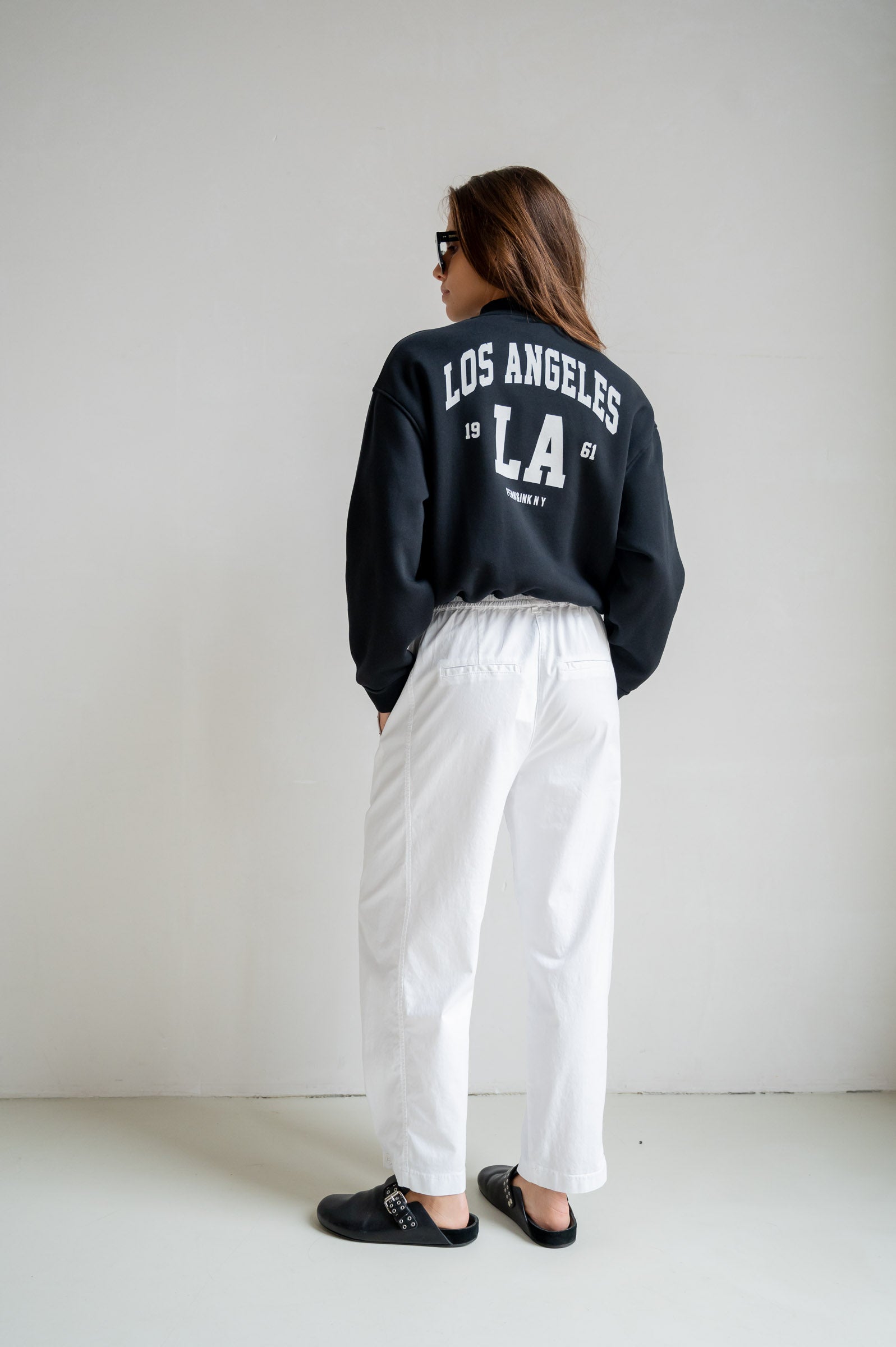 CARDIGAN PRINT (S26T1230) BLACK - ECRU